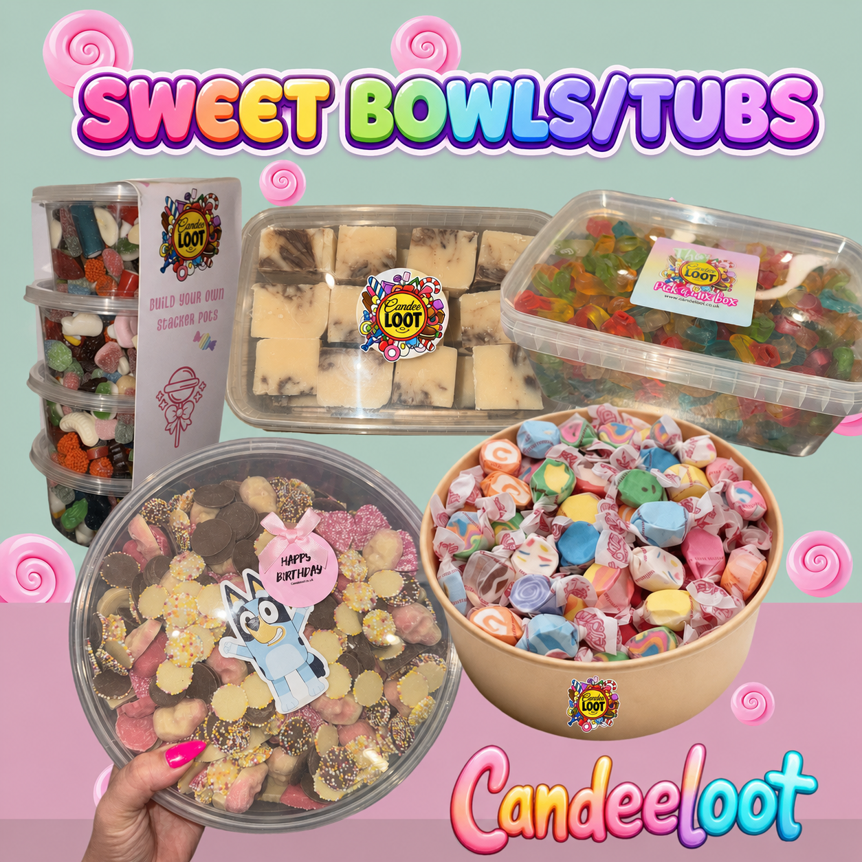 SWEET BOWLS/TUBS