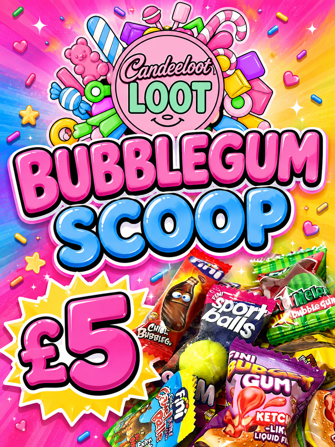 BUBBLEGUM SCOOP £5