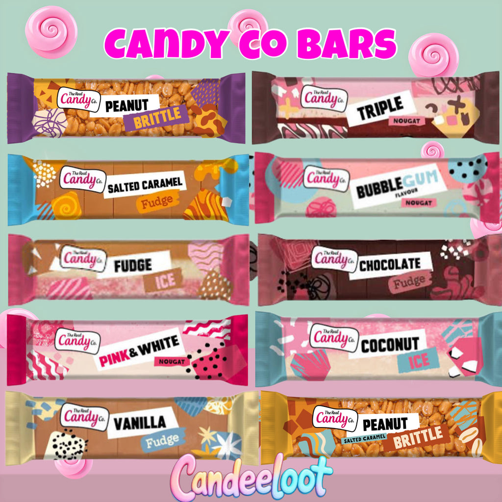 CANDY CO BARS NOUGAT/PEANUT BRITTLE