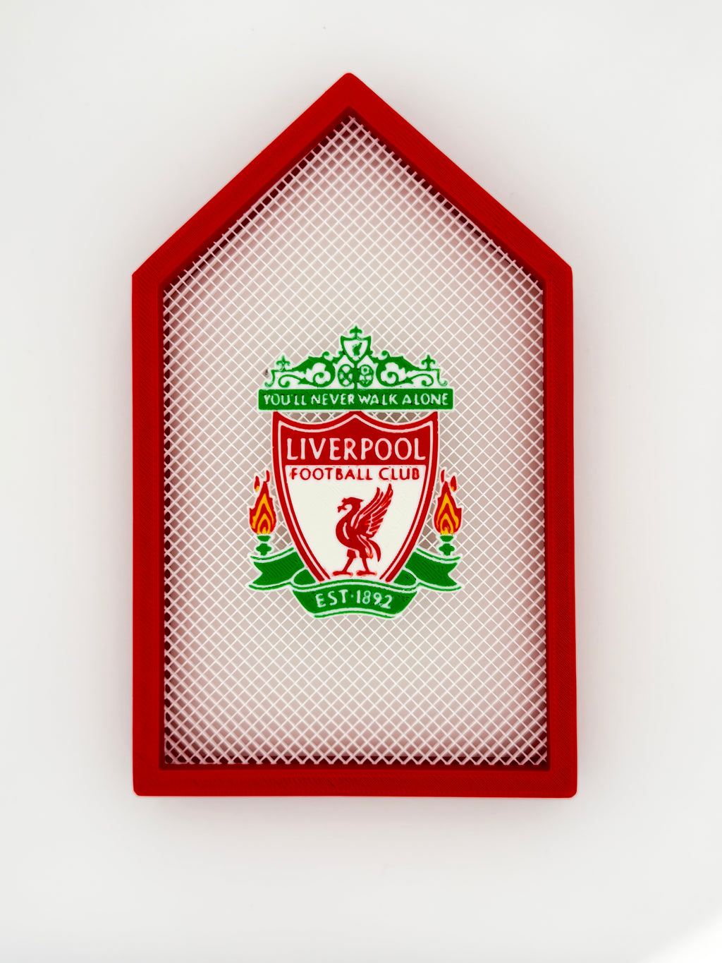 3D printed football badge display-any football team available (max of 4 colours on badge)