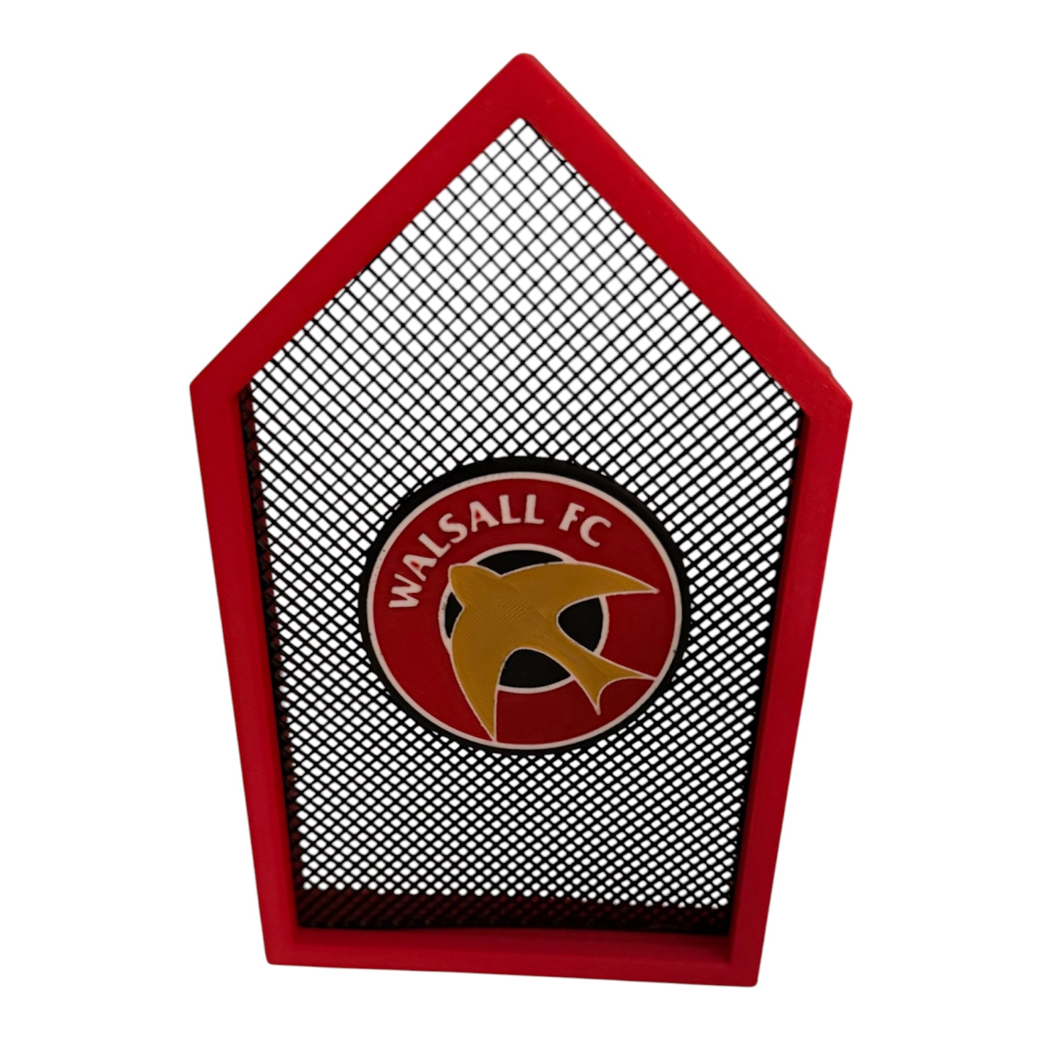 3D printed football badge display-any football team available (max of 4 colours on badge)