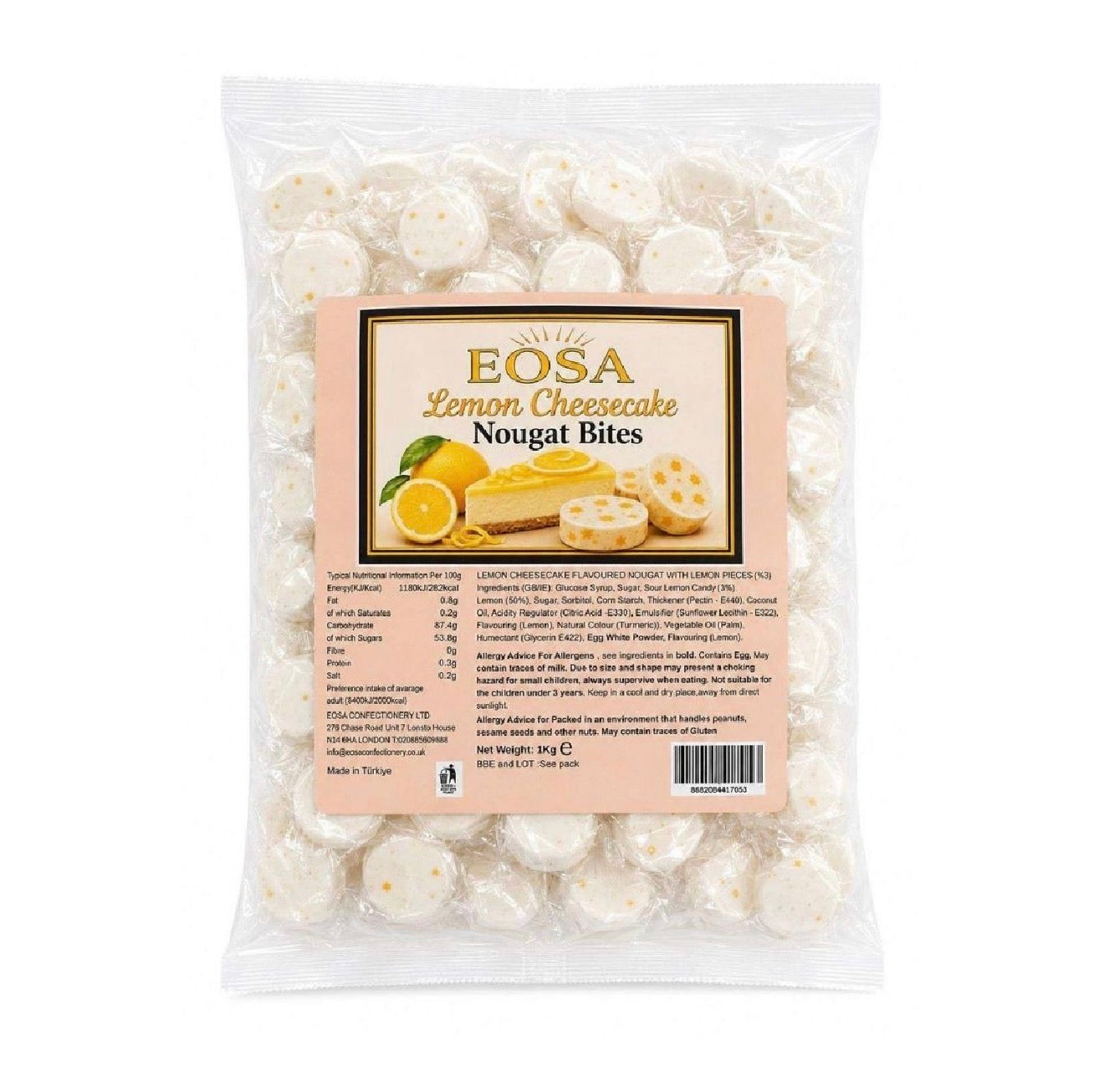 NEW NOUGAT BITES-100G per option