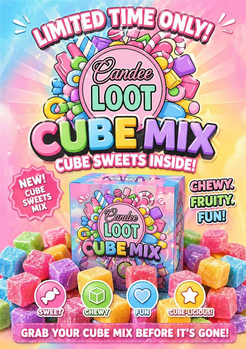 CANDEELOOT CUBE MIX-limited time only