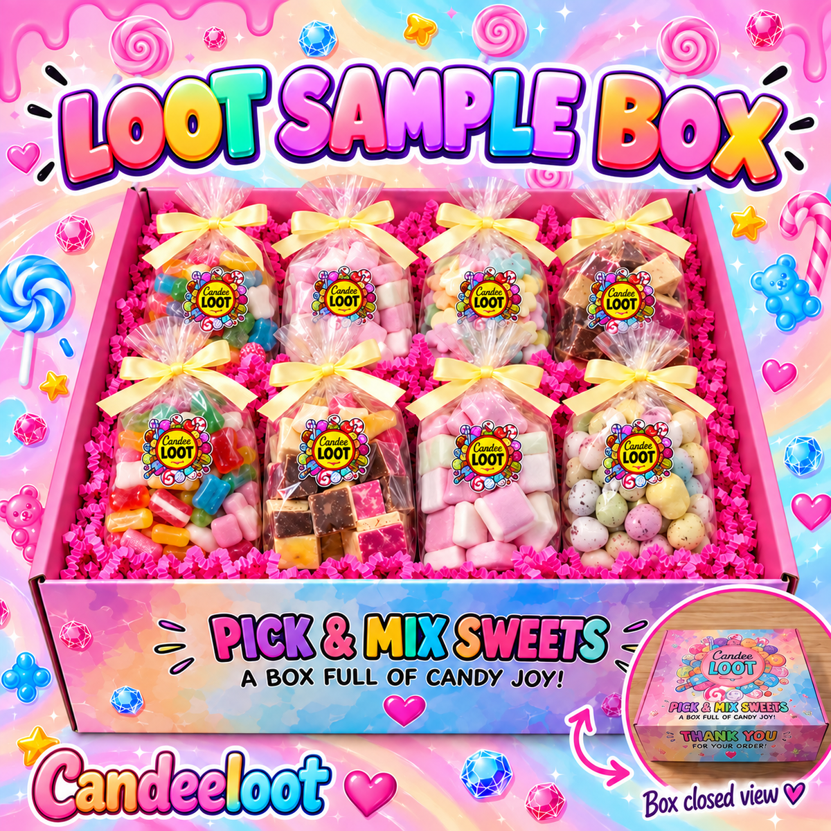 LOOT SAMPLE BOX-8xs sample bags random