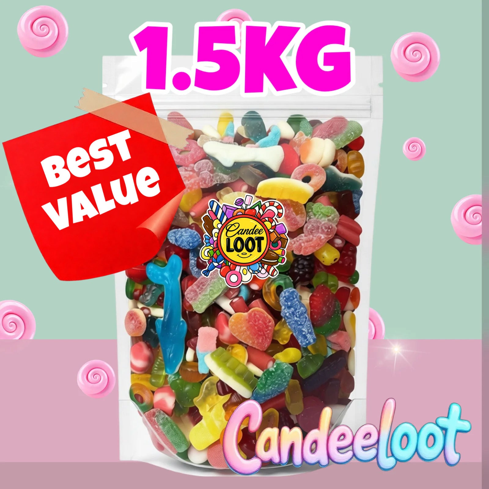 1.5KG PICK & MIX SWEETS- no choosing