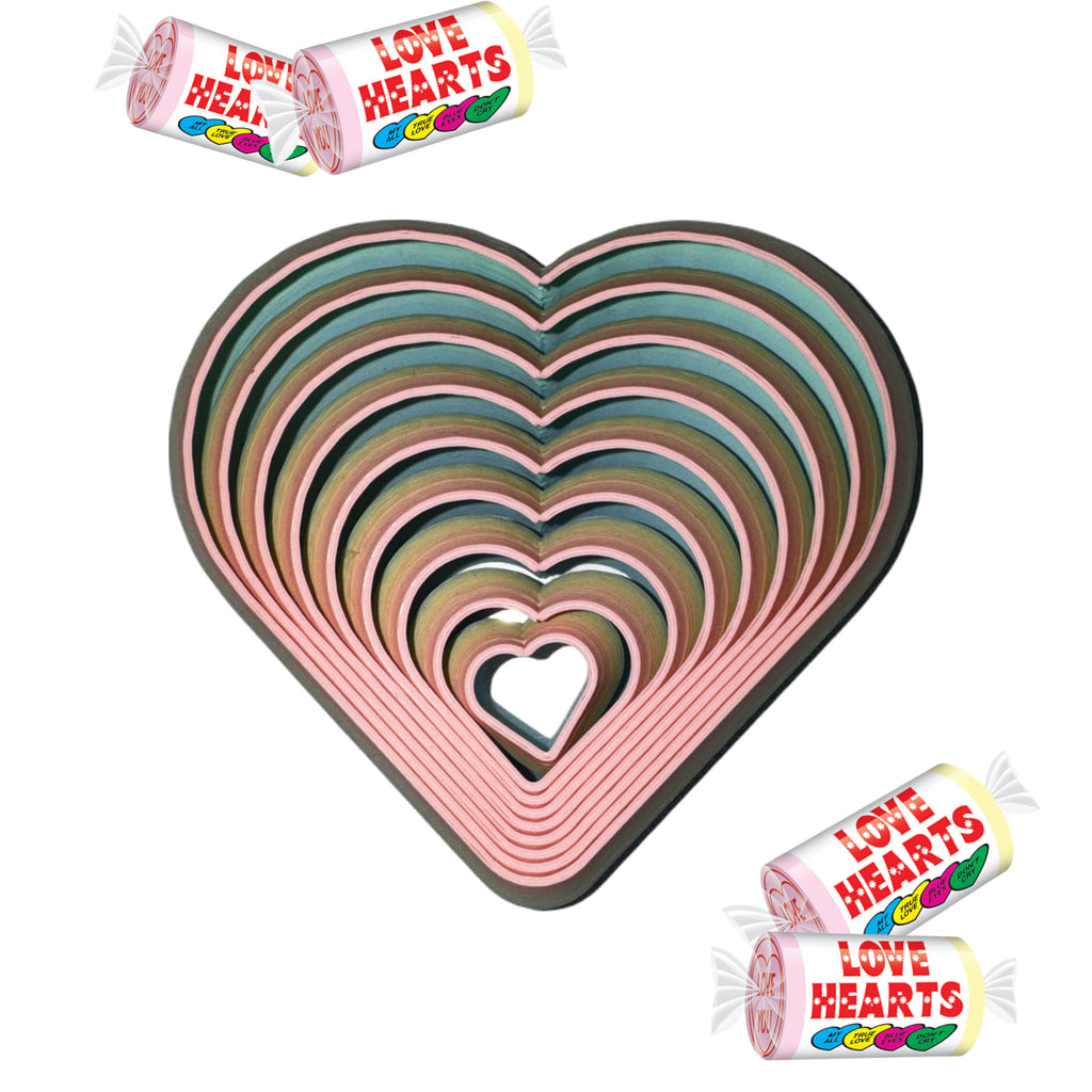 “LOVE HEARTS” 3D fidget, sensory toy