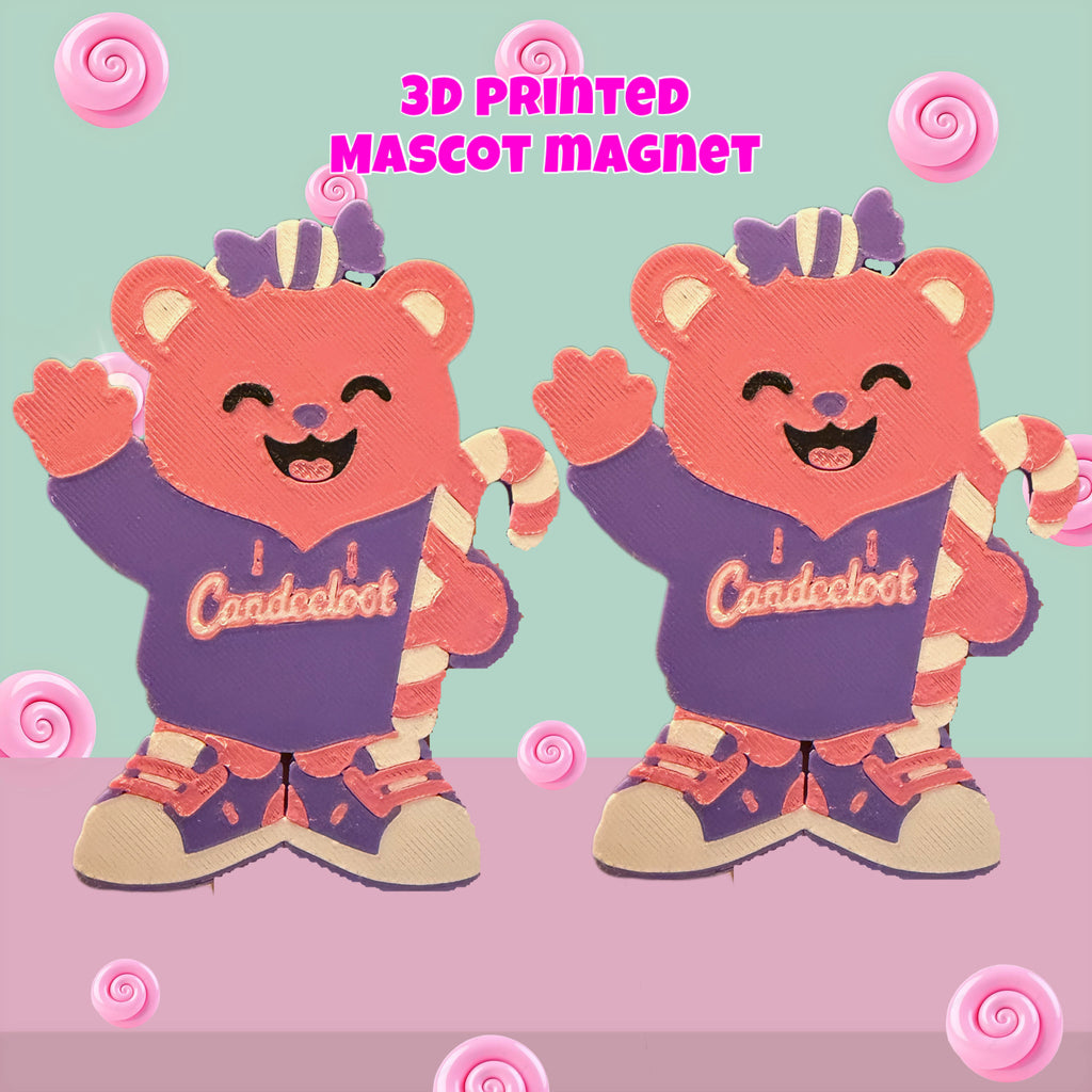 Large 3D PRINTED MASCOT MAGNET