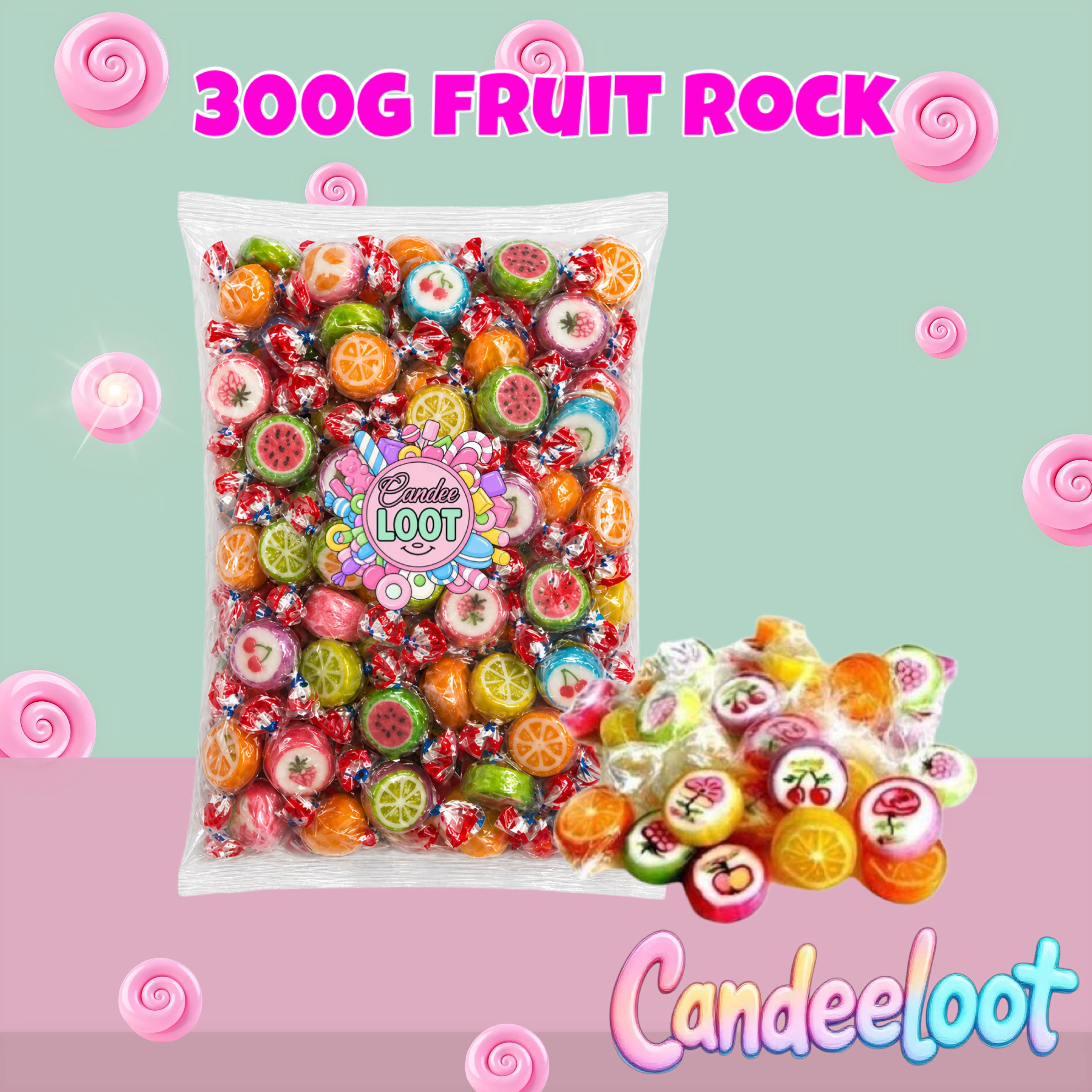 300G FRUIT ROCK ASSORTMENT