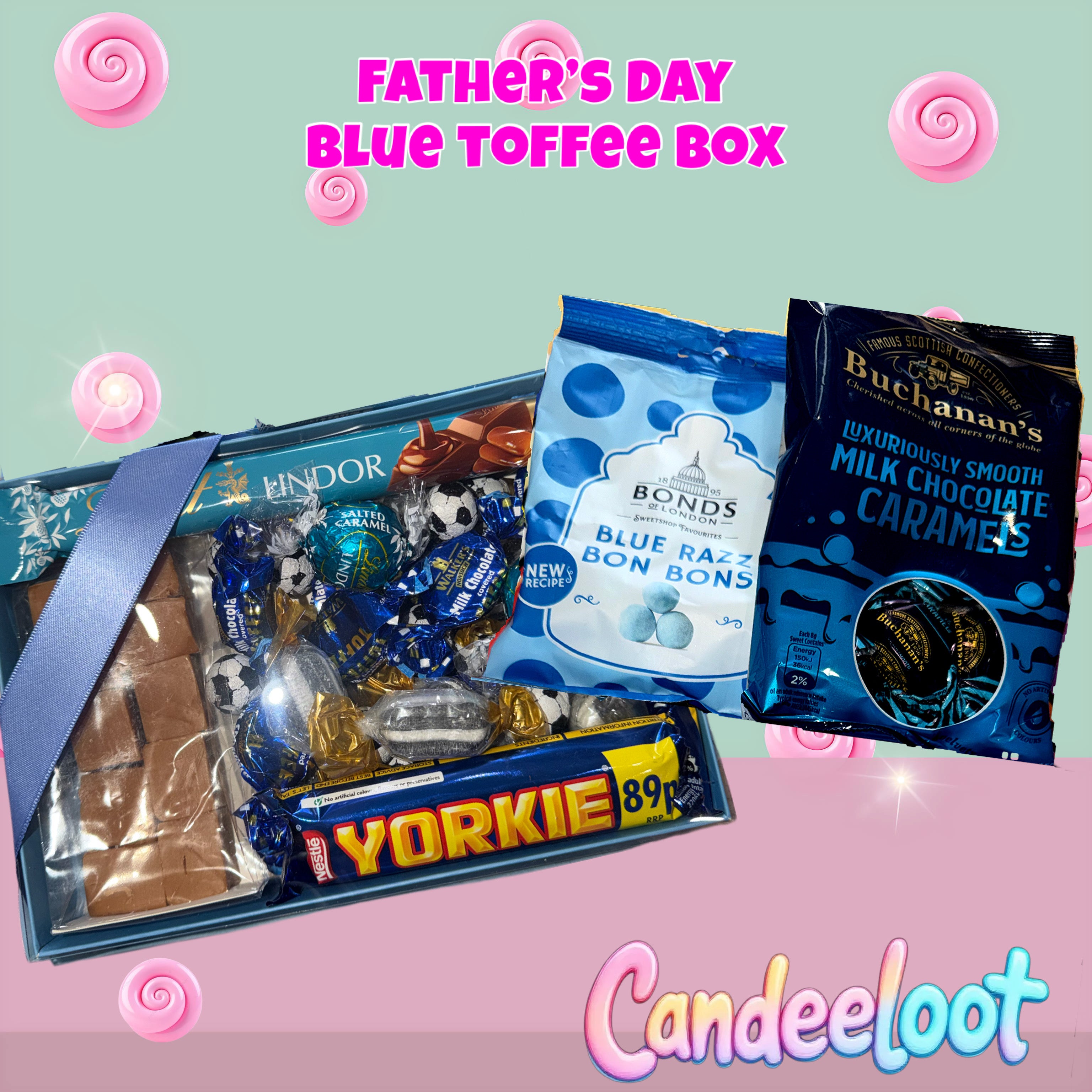 FATHER’S DAY FUDGE/TOFFEE BOX