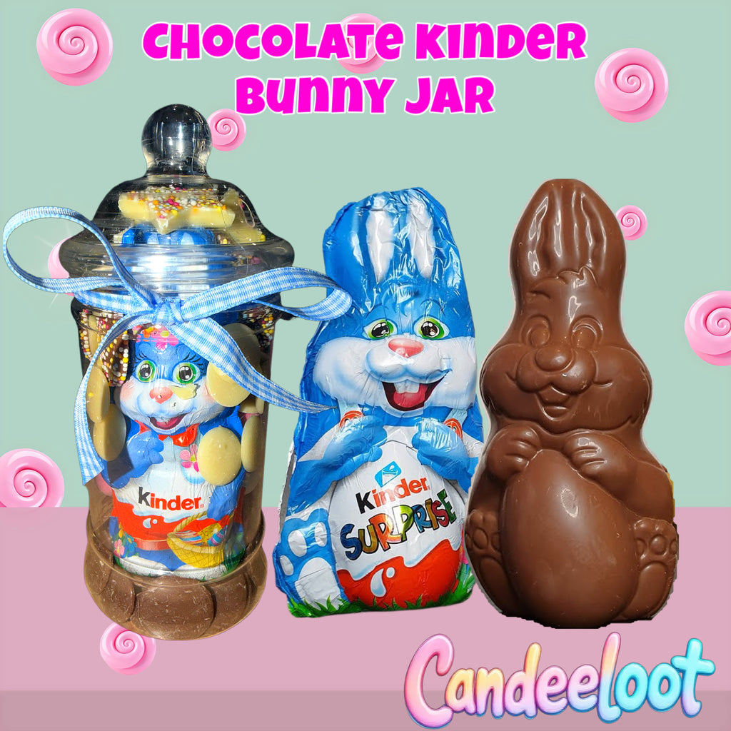 KINDER BUNNY CHOCOLATE JAR