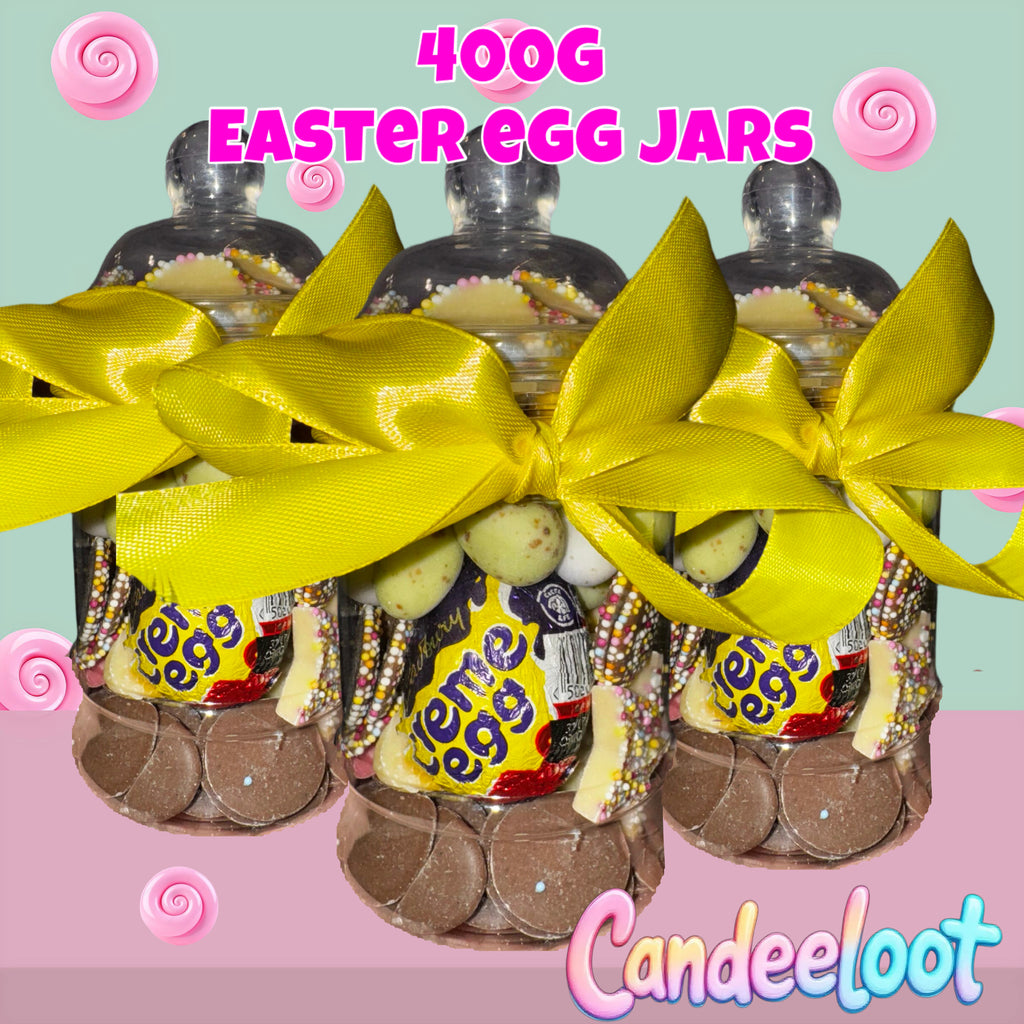 250G EASTER EGG JARS