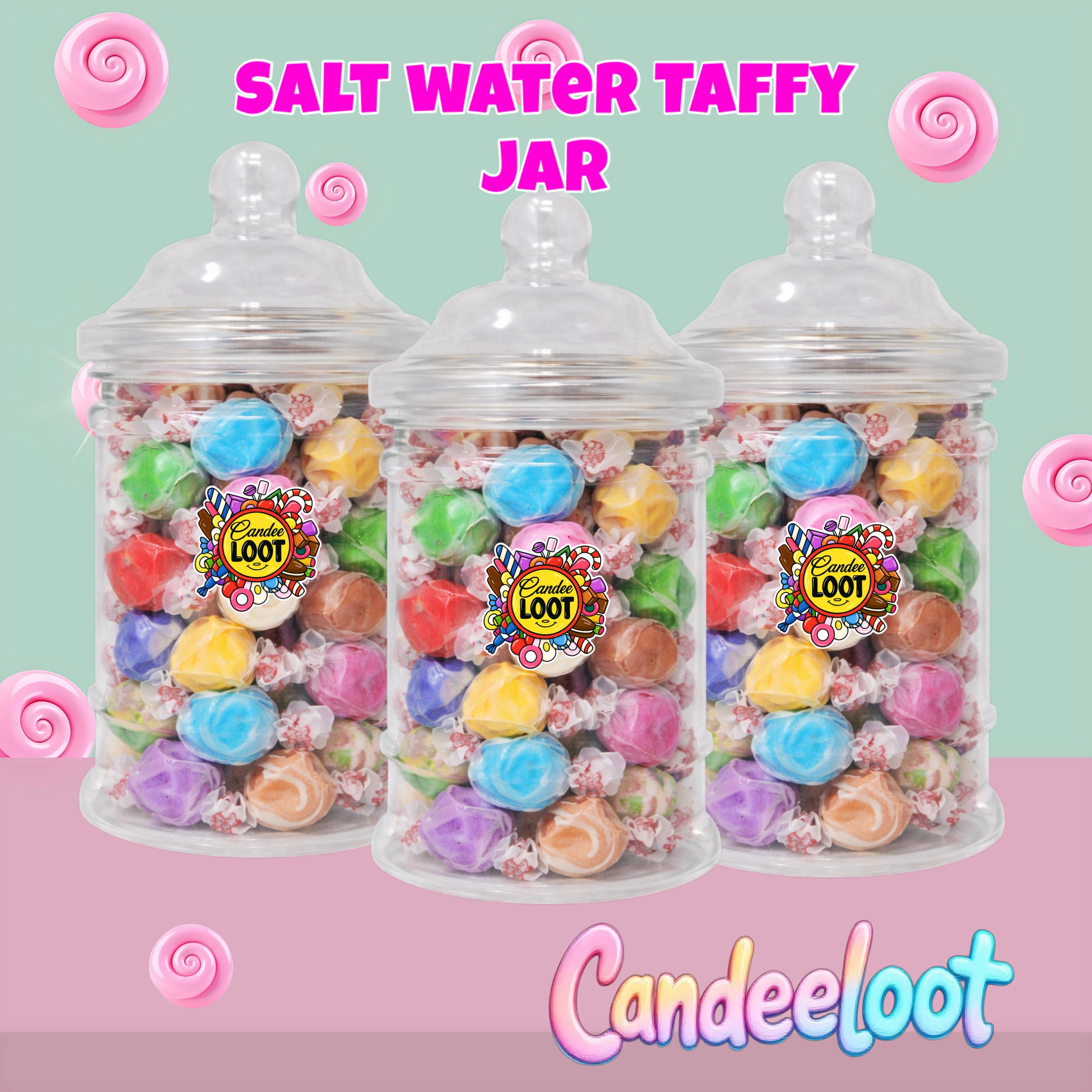 180G SALT WATER TAFFY JAR