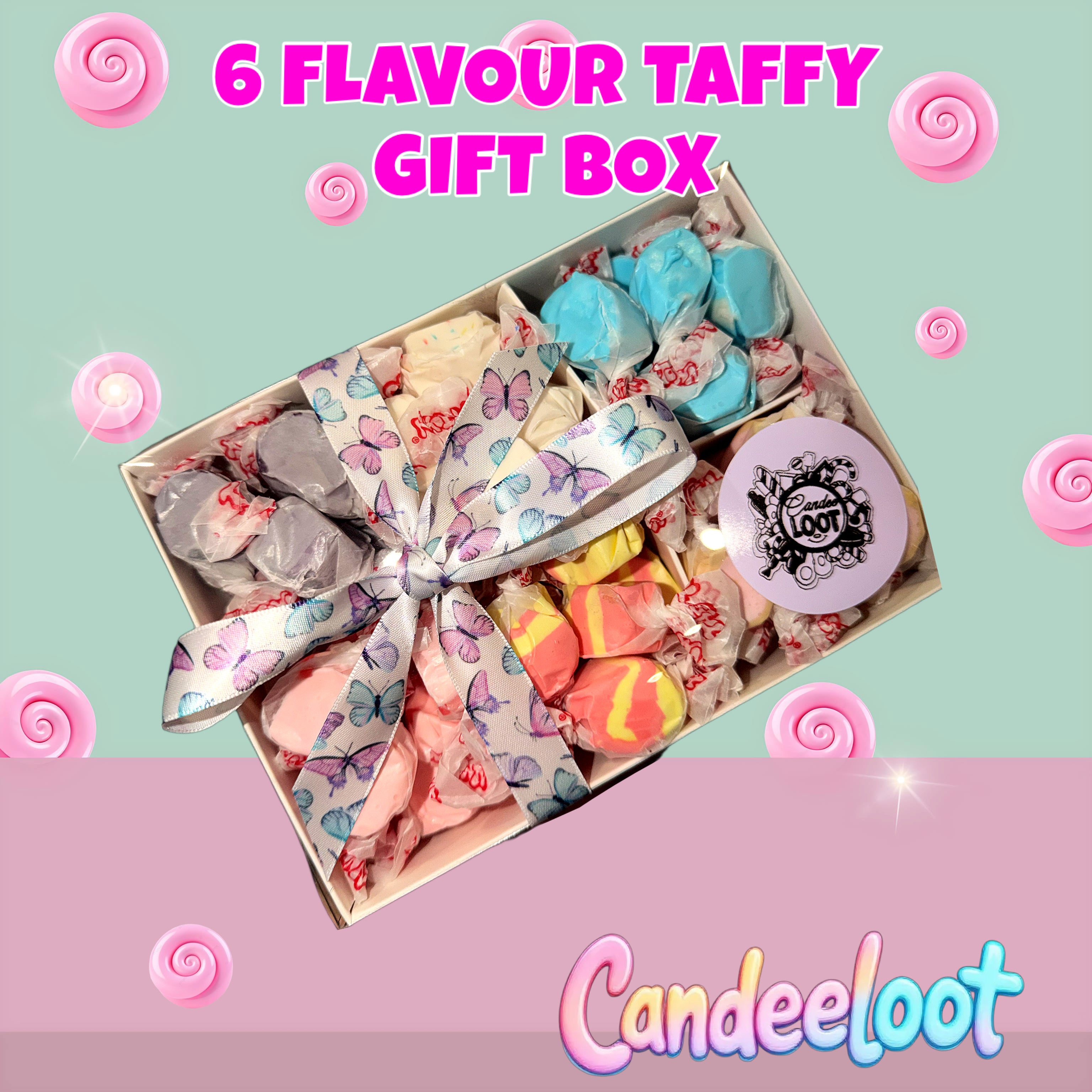 6 FLAVOUR TAFFY BOX