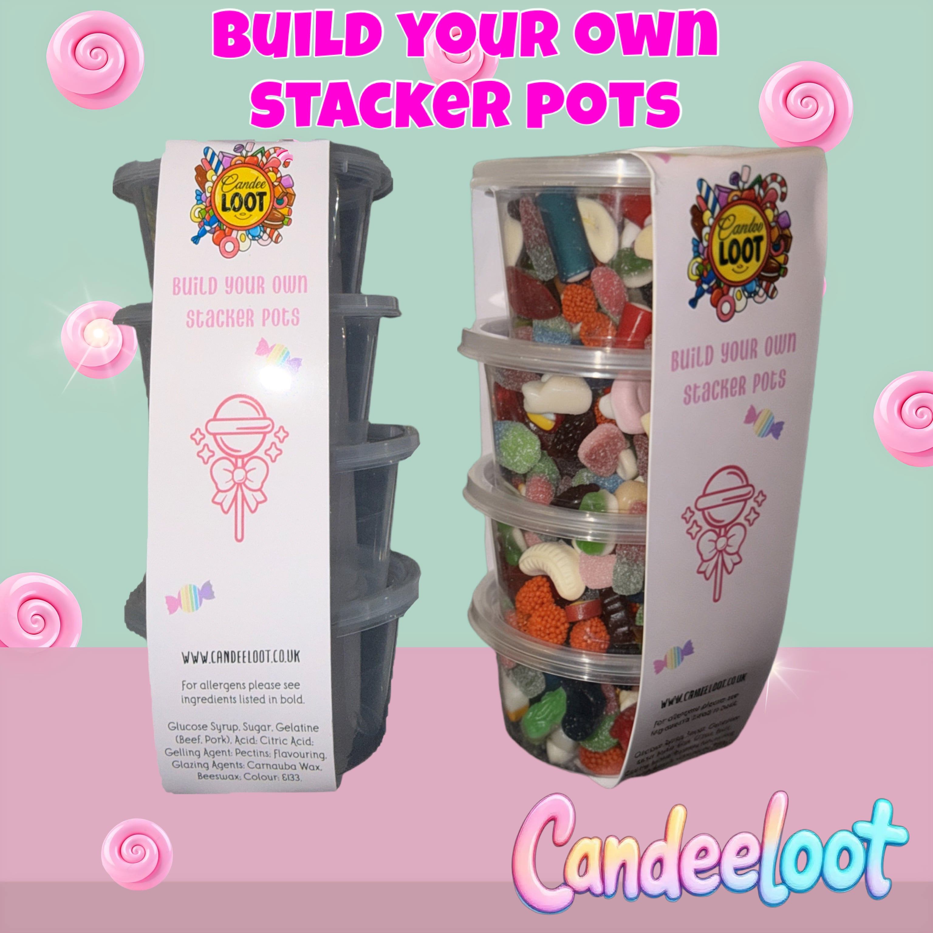 NEW BUILD YOUR OWN STACKER POTS