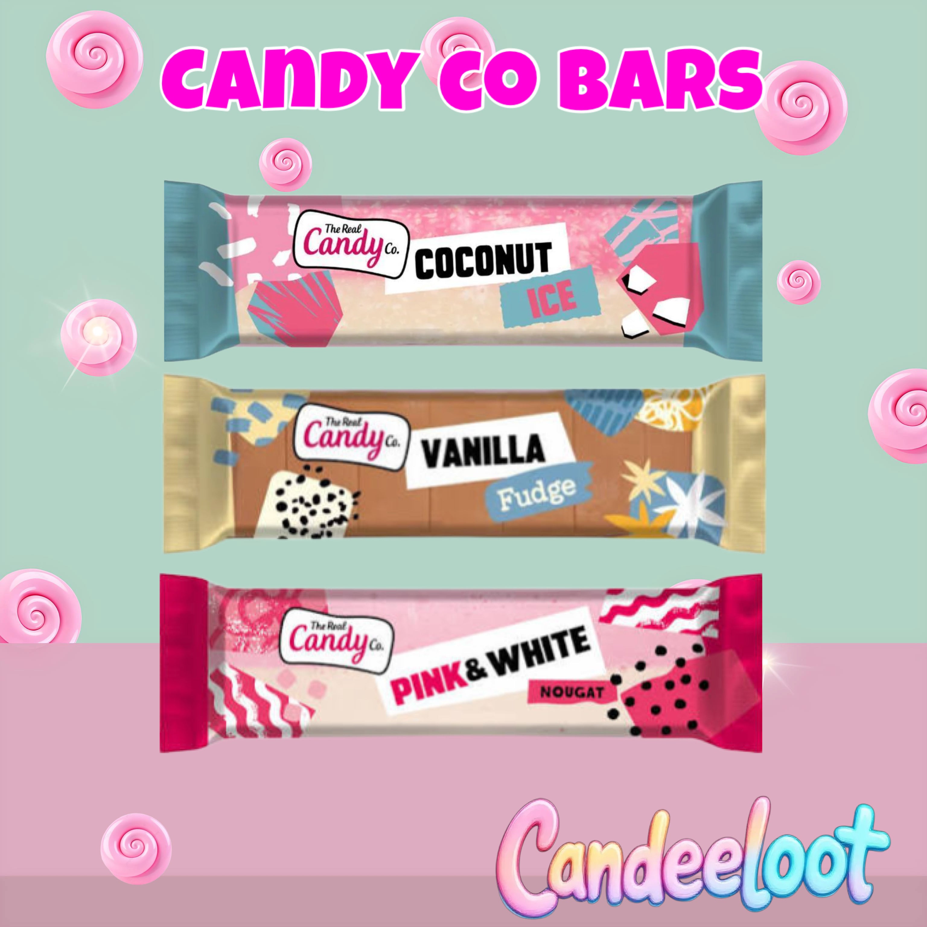 CANDY CO BARS NOUGAT/PEANUT BRITTLE