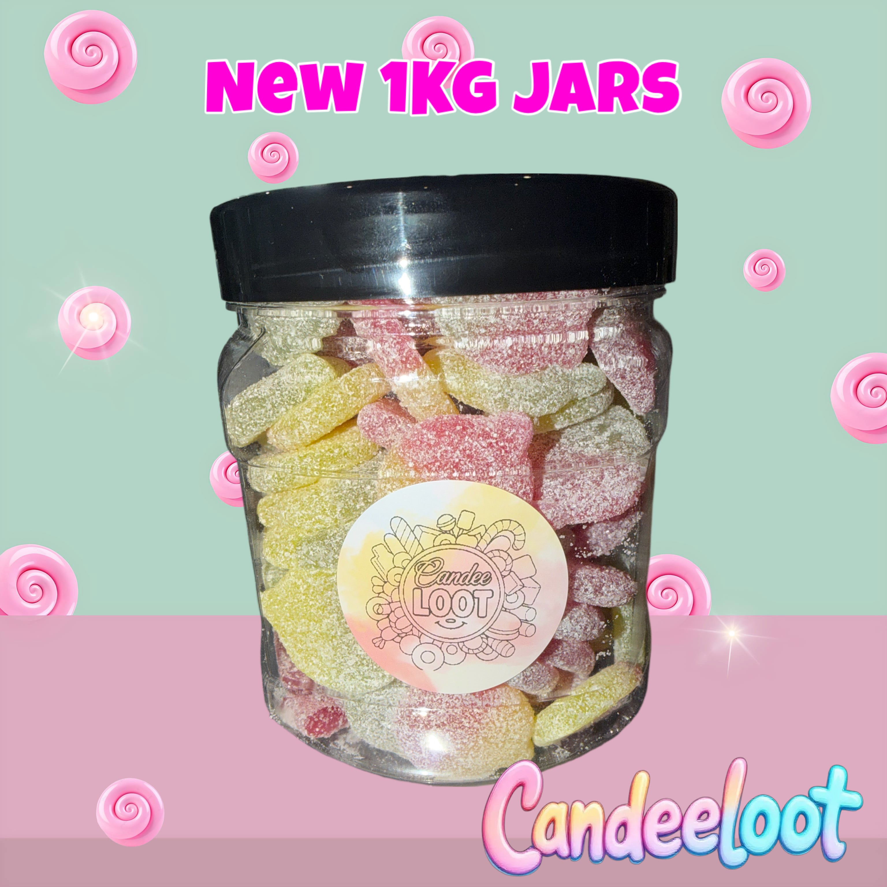 NEW 1KG SWEET JAR