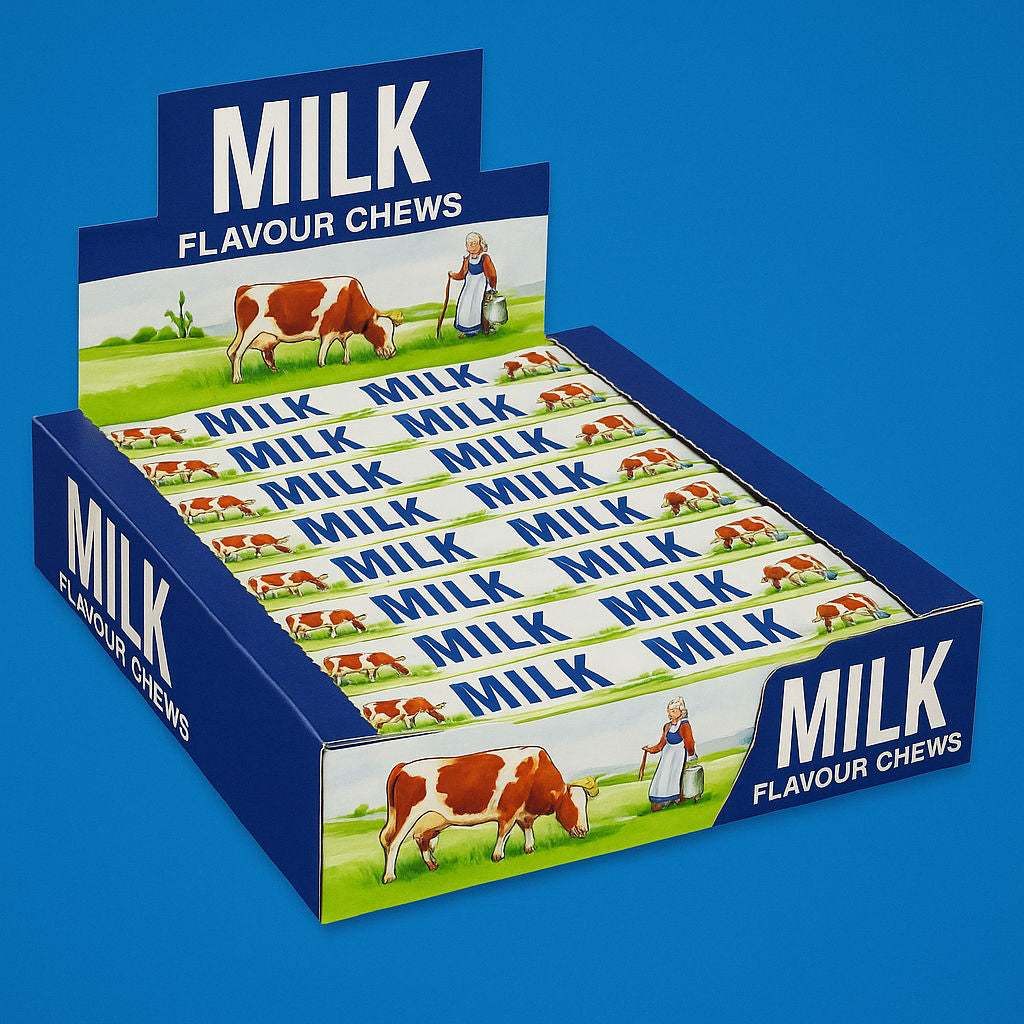 MILK FLAVOUR CHEWS x1 pack vegan friendly