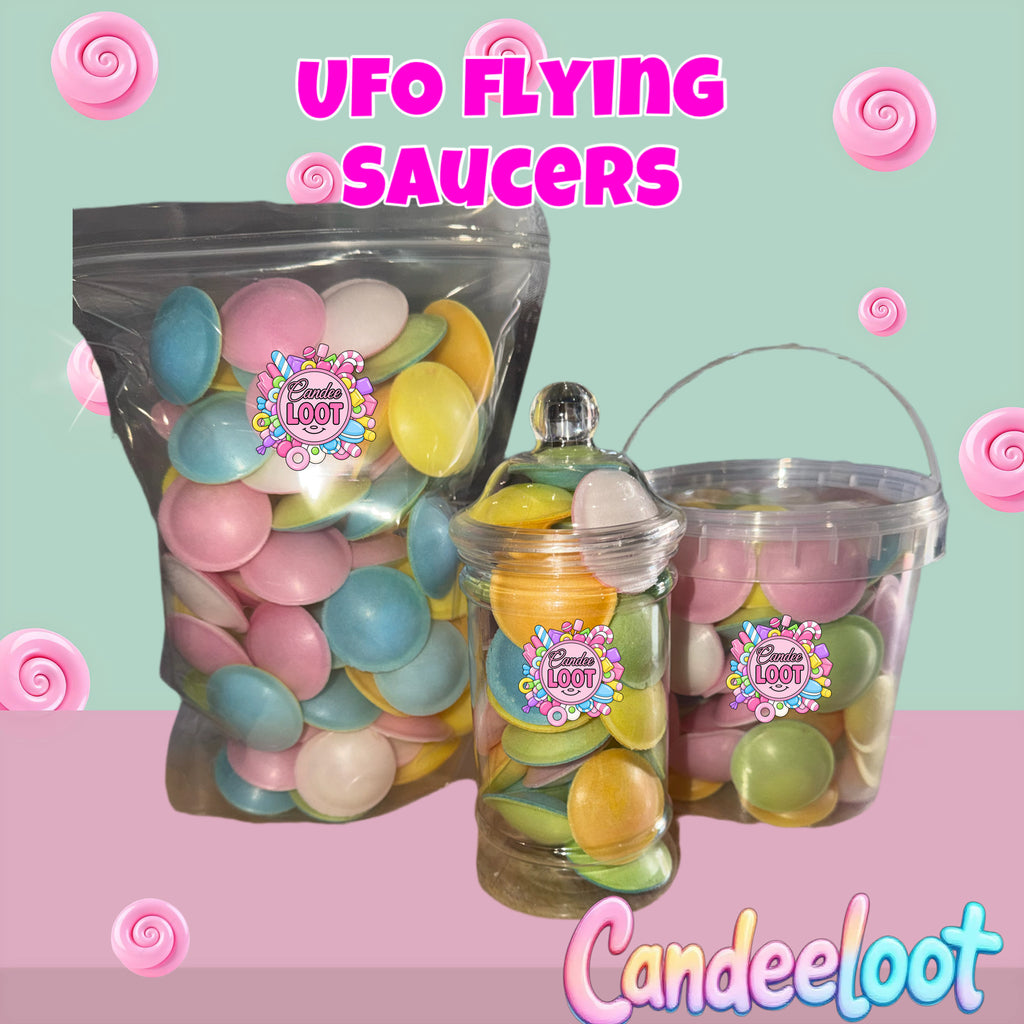 FLYING SAUCERS UFO’s candy