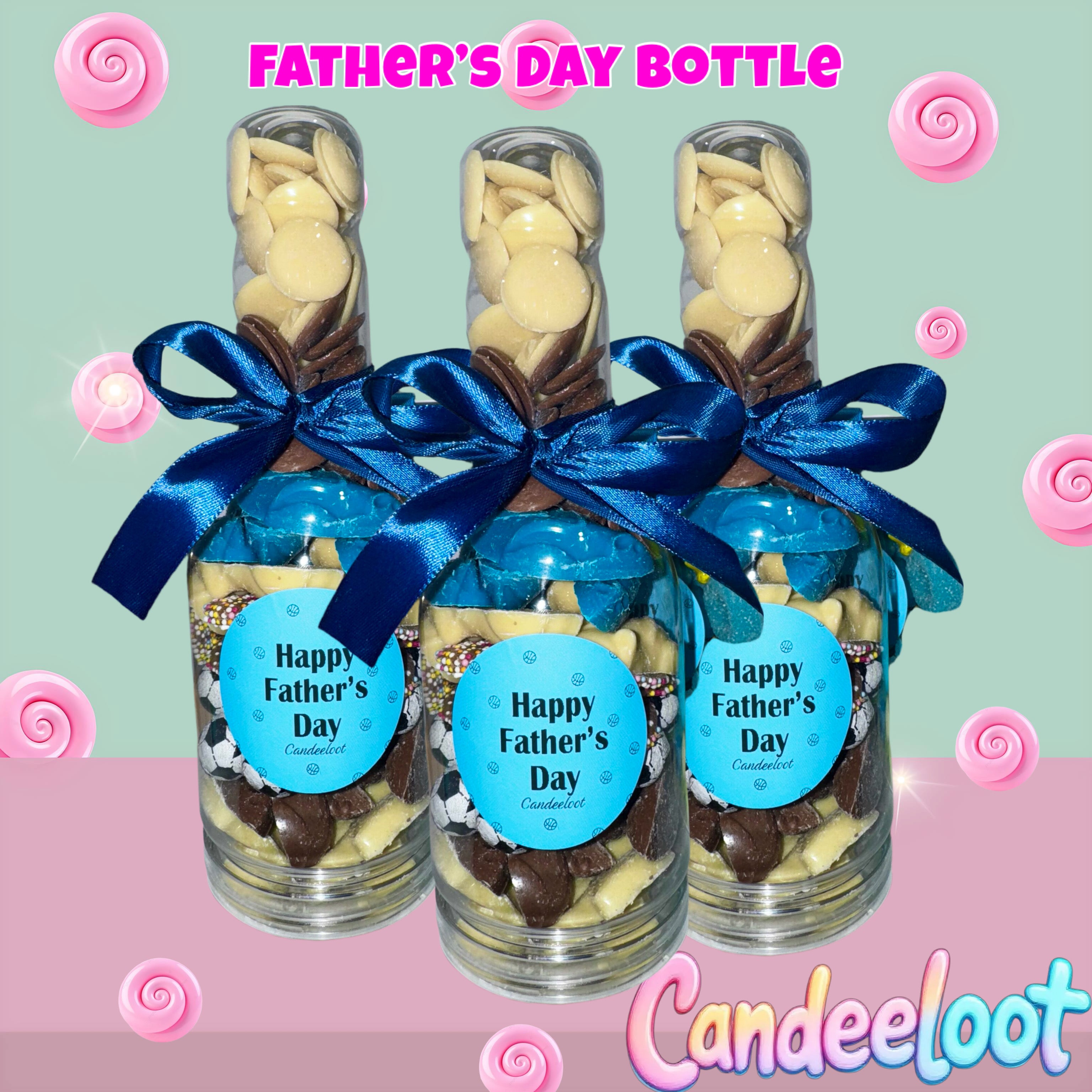 FATHER’S DAY BOTTLE (chocolate/sweets)