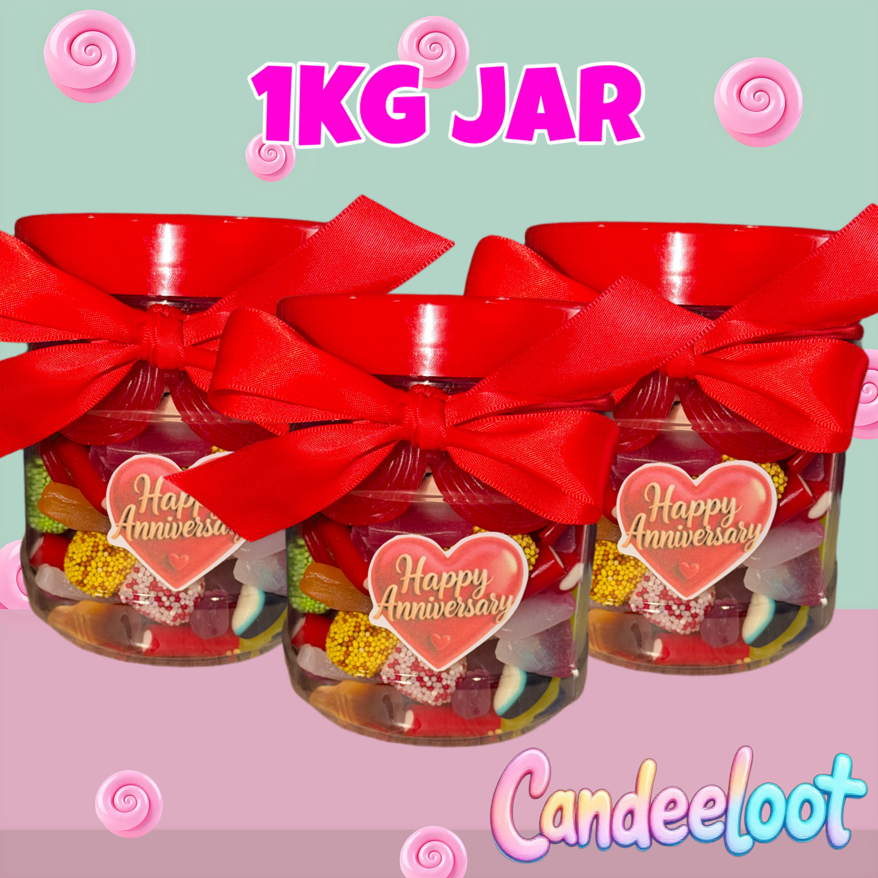 NEW 1KG SWEET JAR
