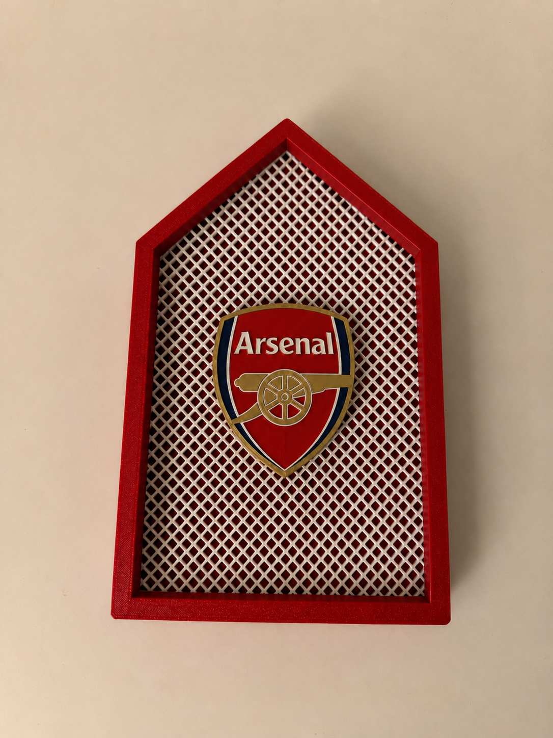 3D printed football badge display