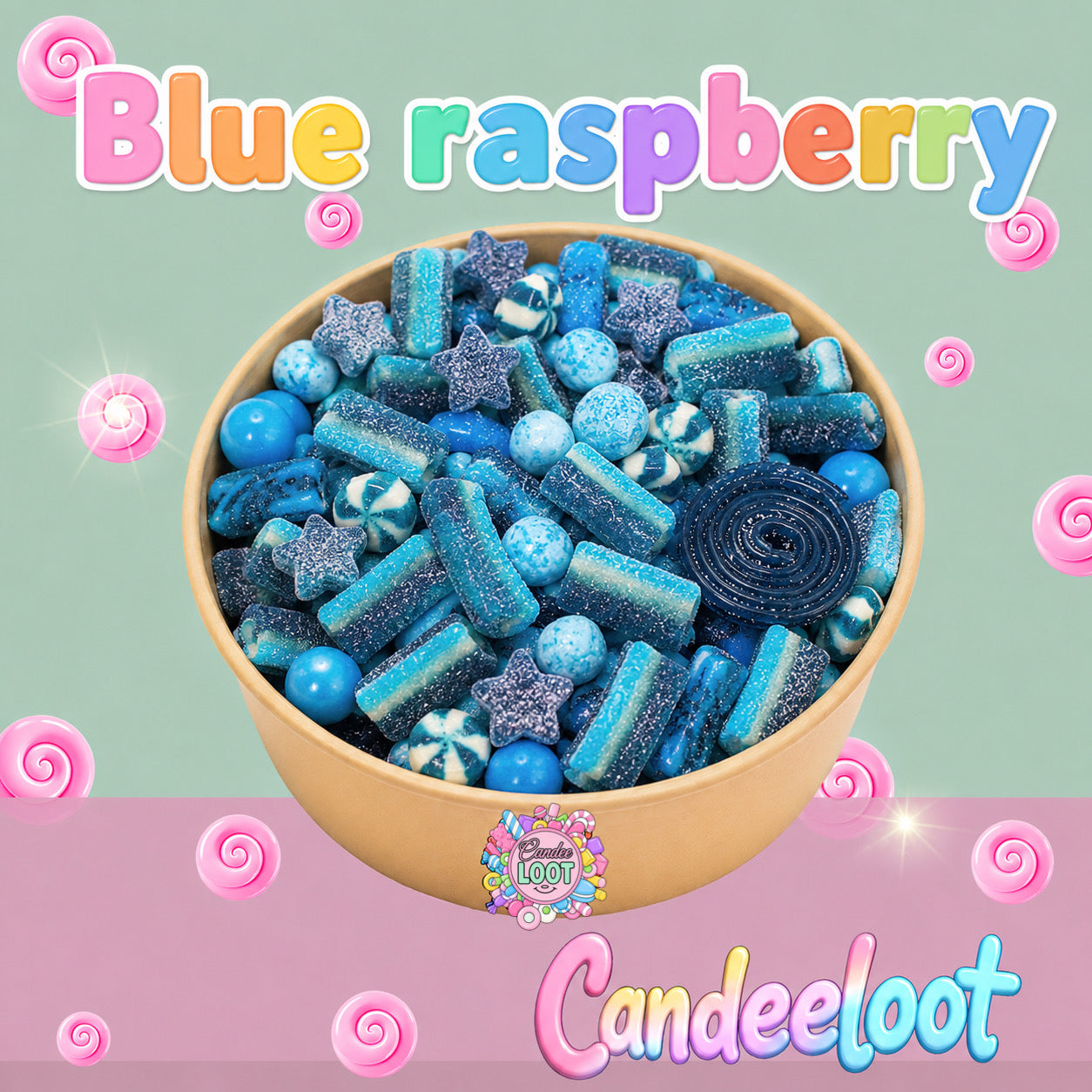 BLUE RASPBERRY BOWL-600G