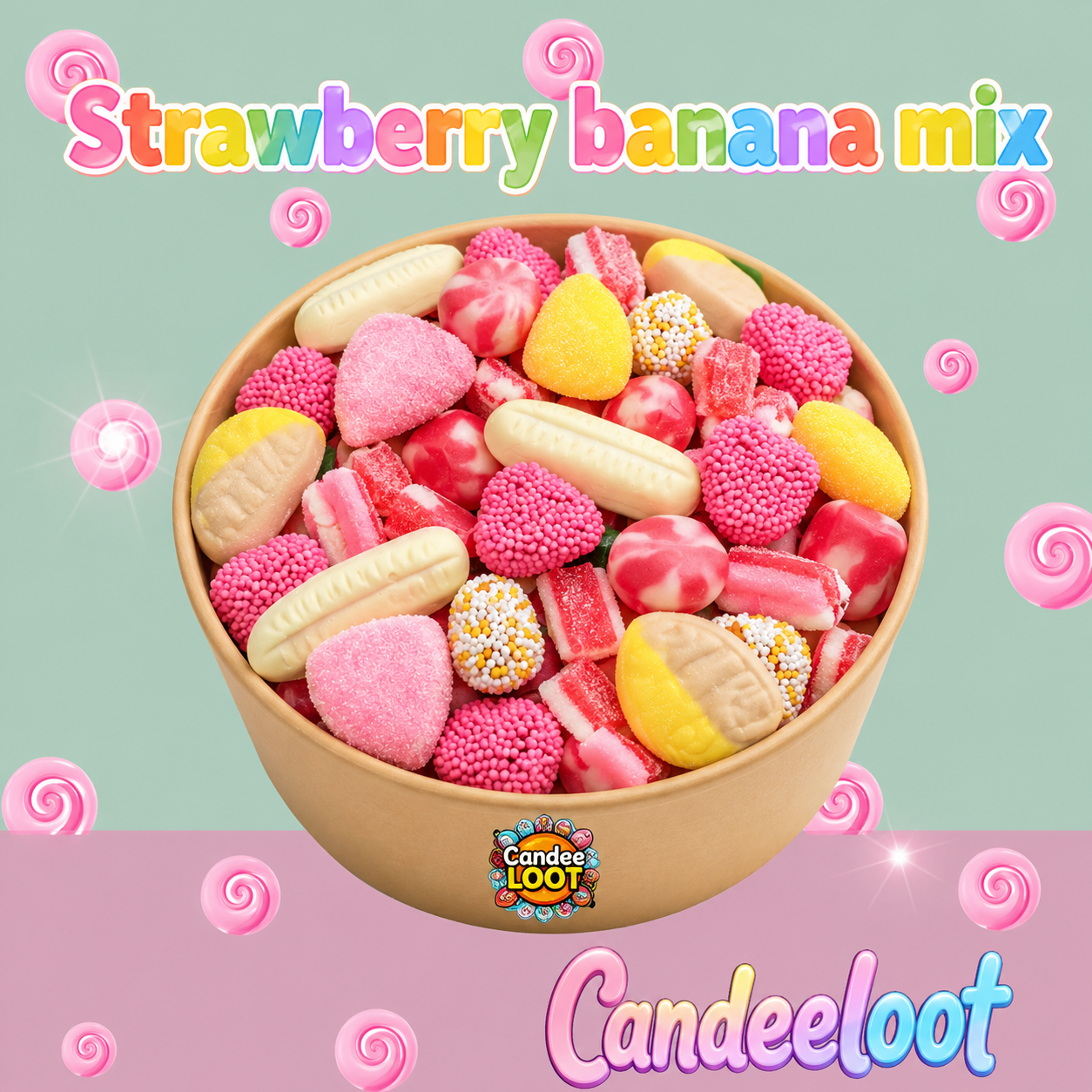STRAWBERRY BANANA BOWL-600G