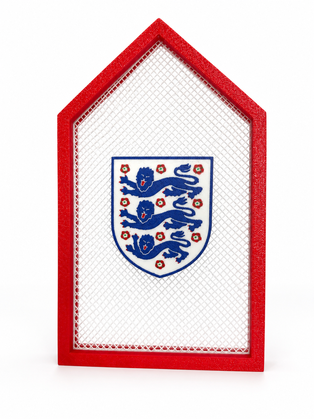 3D printed football badge display-any football team available (max of 4 colours on badge)