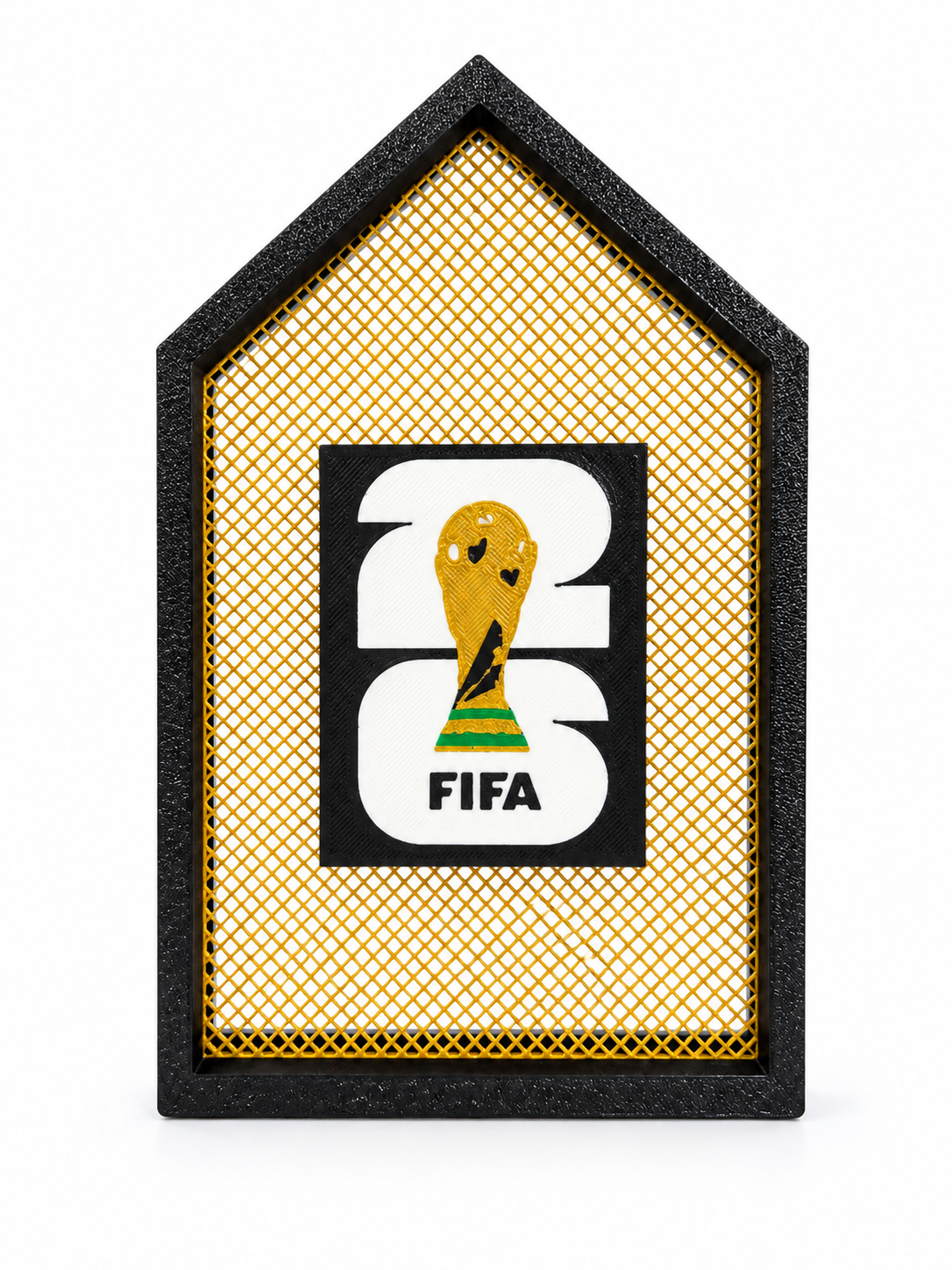 3D printed football badge display-any football team available (max of 4 colours on badge)