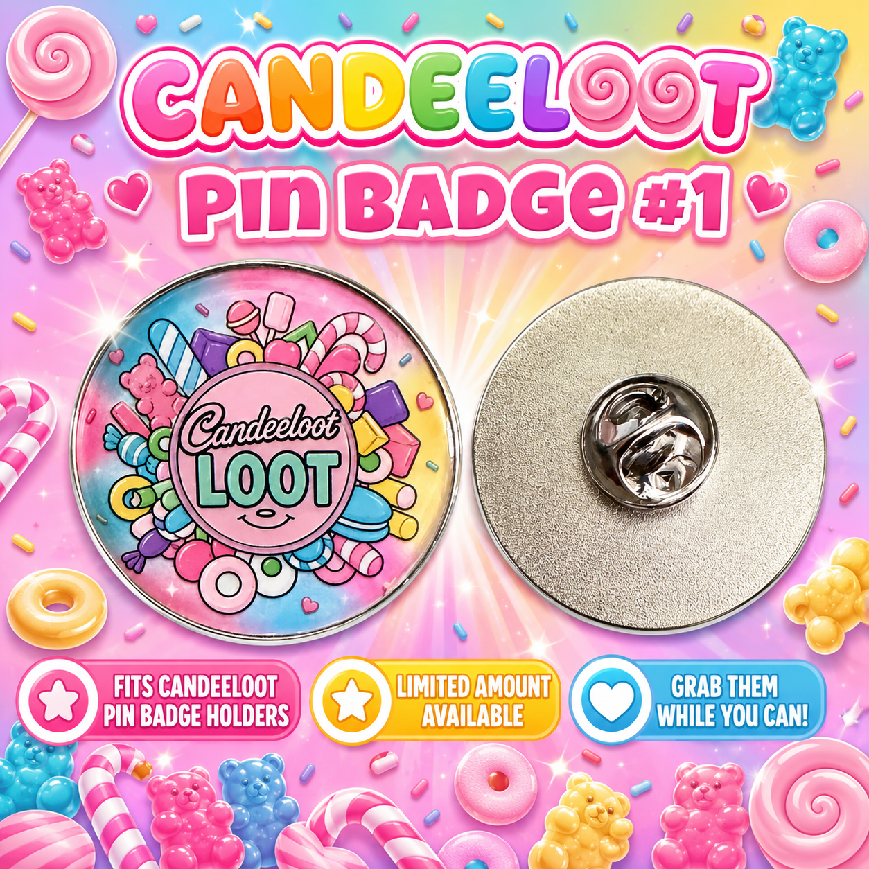 CANDEELOOT BADGE DISPLAY/BADGES
