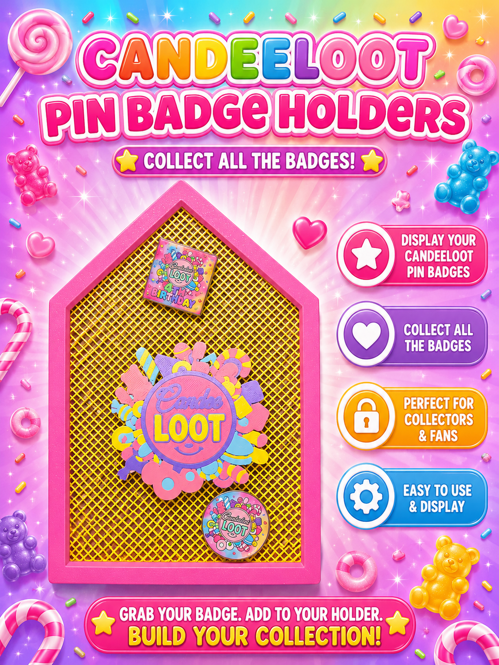 CANDEELOOT PIN BADGE VOL #2