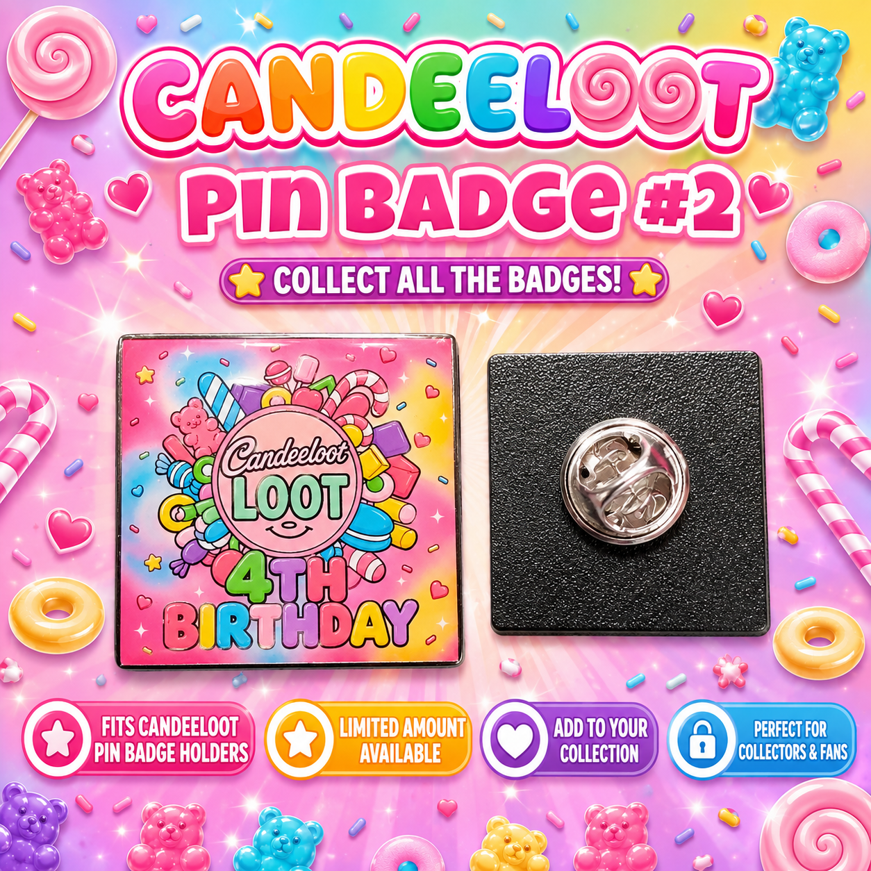 CANDEELOOT BADGE DISPLAY/BADGES