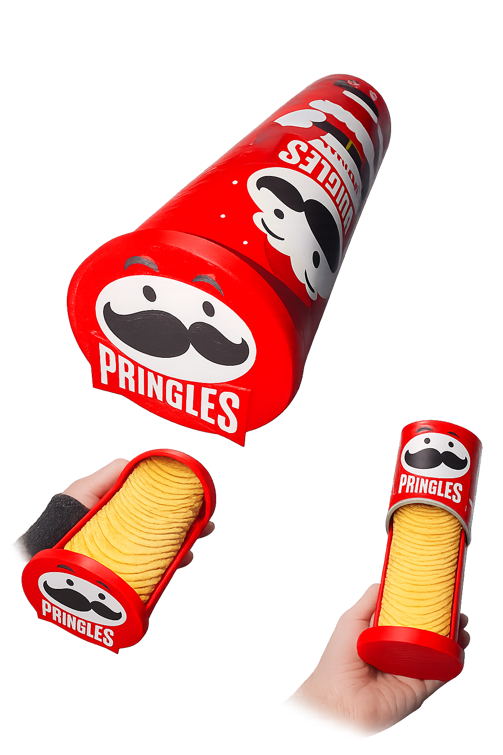 PRINGLE TRAY/LID -3D PRINTED