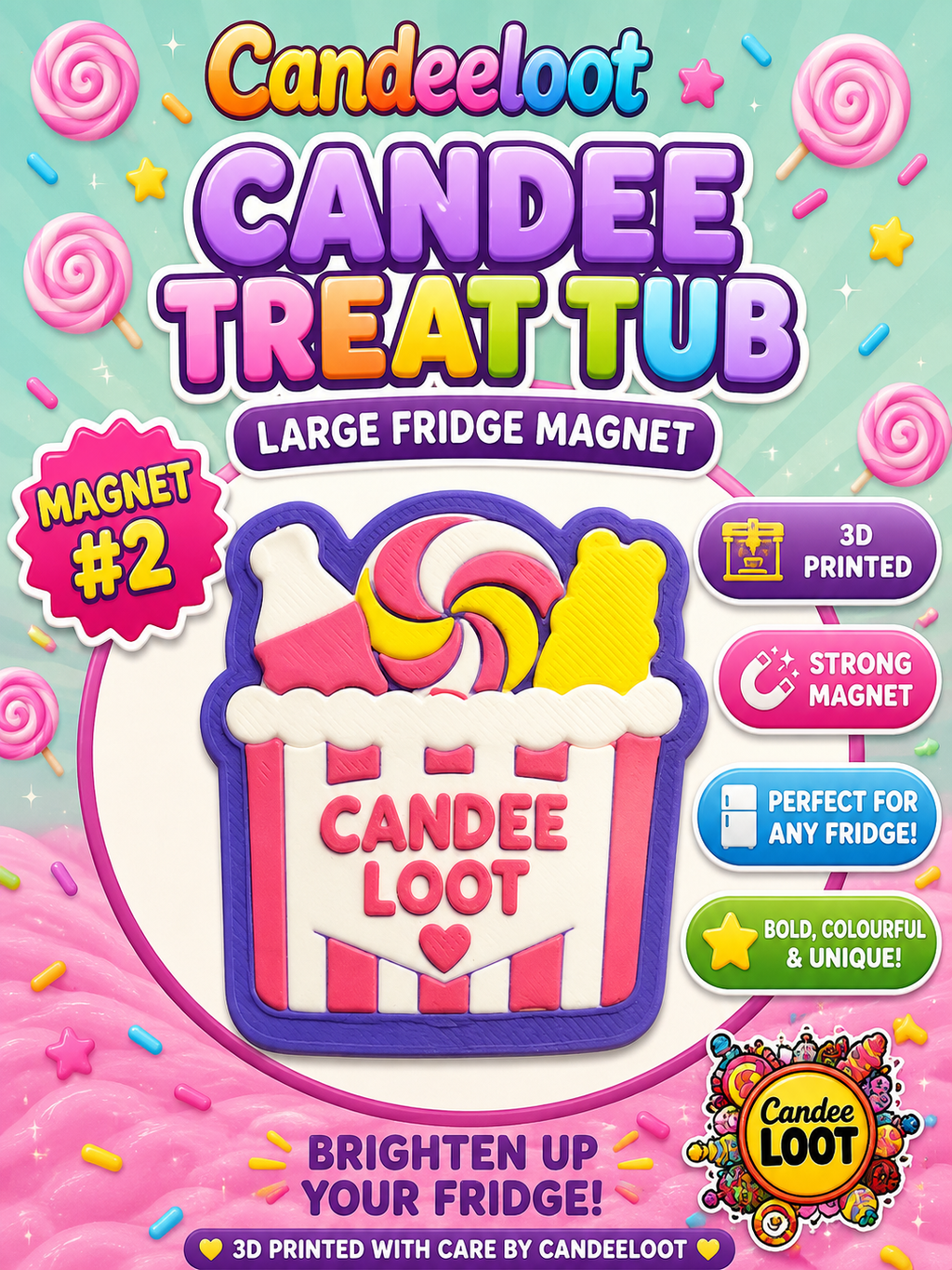 CANDEE TREAT TUB MAGNET-#2