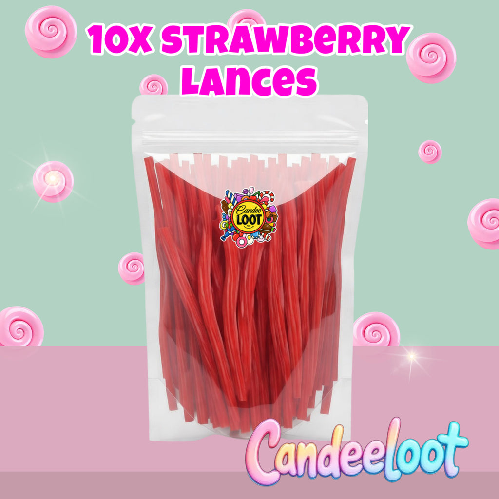10x LARGE STRAWBERRY LANCES