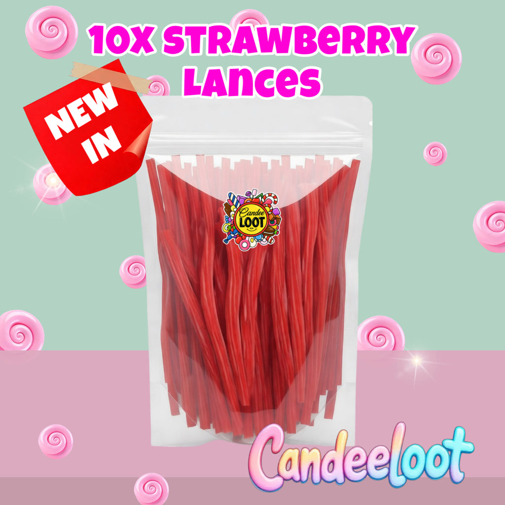 10x LARGE STRAWBERRY LANCES
