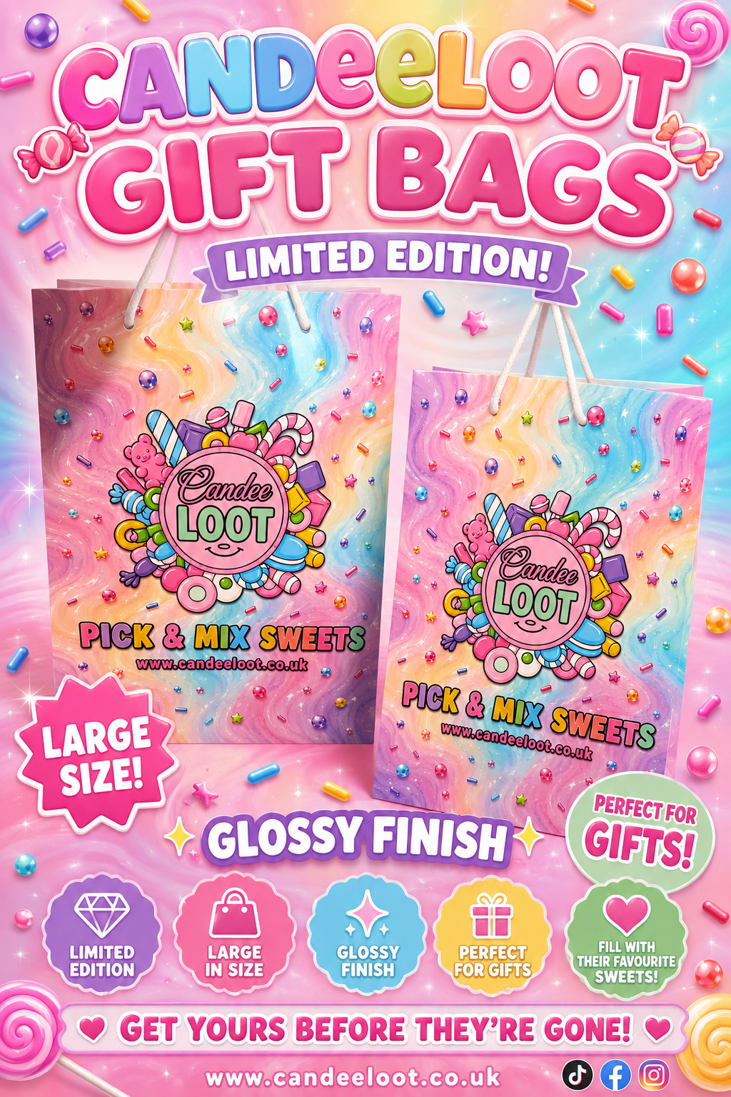 LARGE CANDEELOOT GIFT BAG