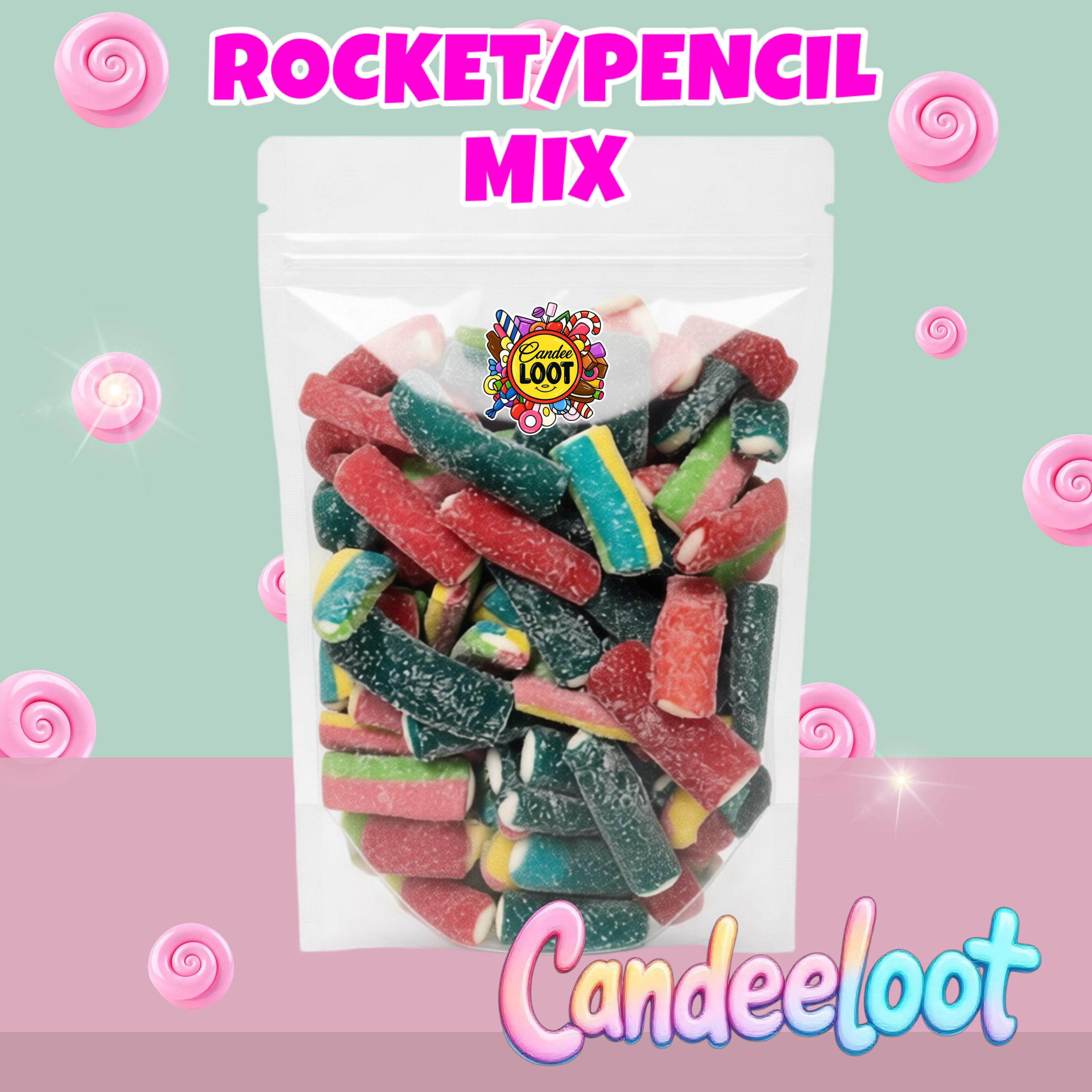 1KG ROCKET/PENCIL MIX