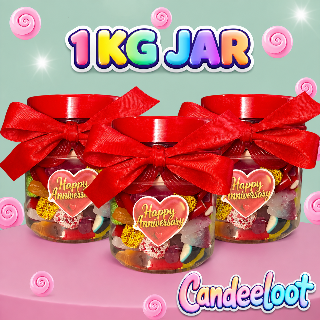 NEW 1KG SWEET JAR