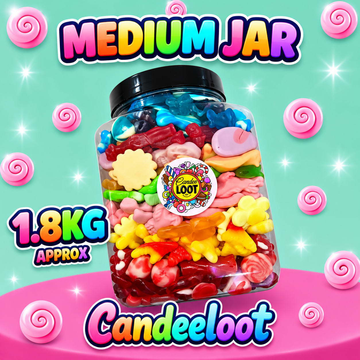 Medium fill-a-jar 1.8-2.2KG
