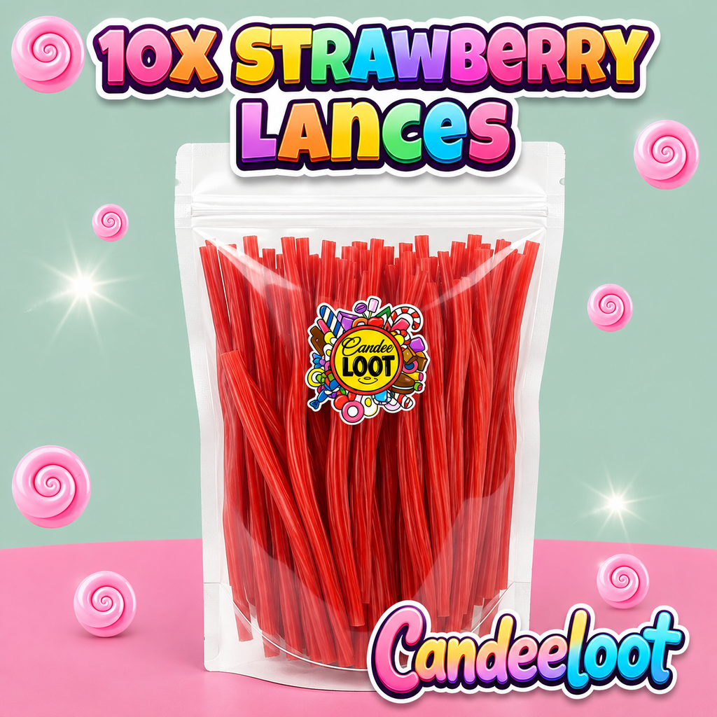 10x LARGE STRAWBERRY LANCES