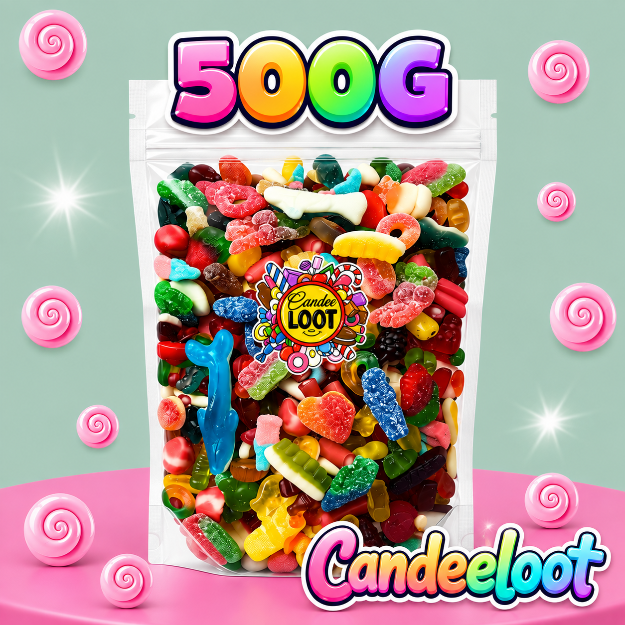 500G pick & mix sweets (NO CHOOSING)