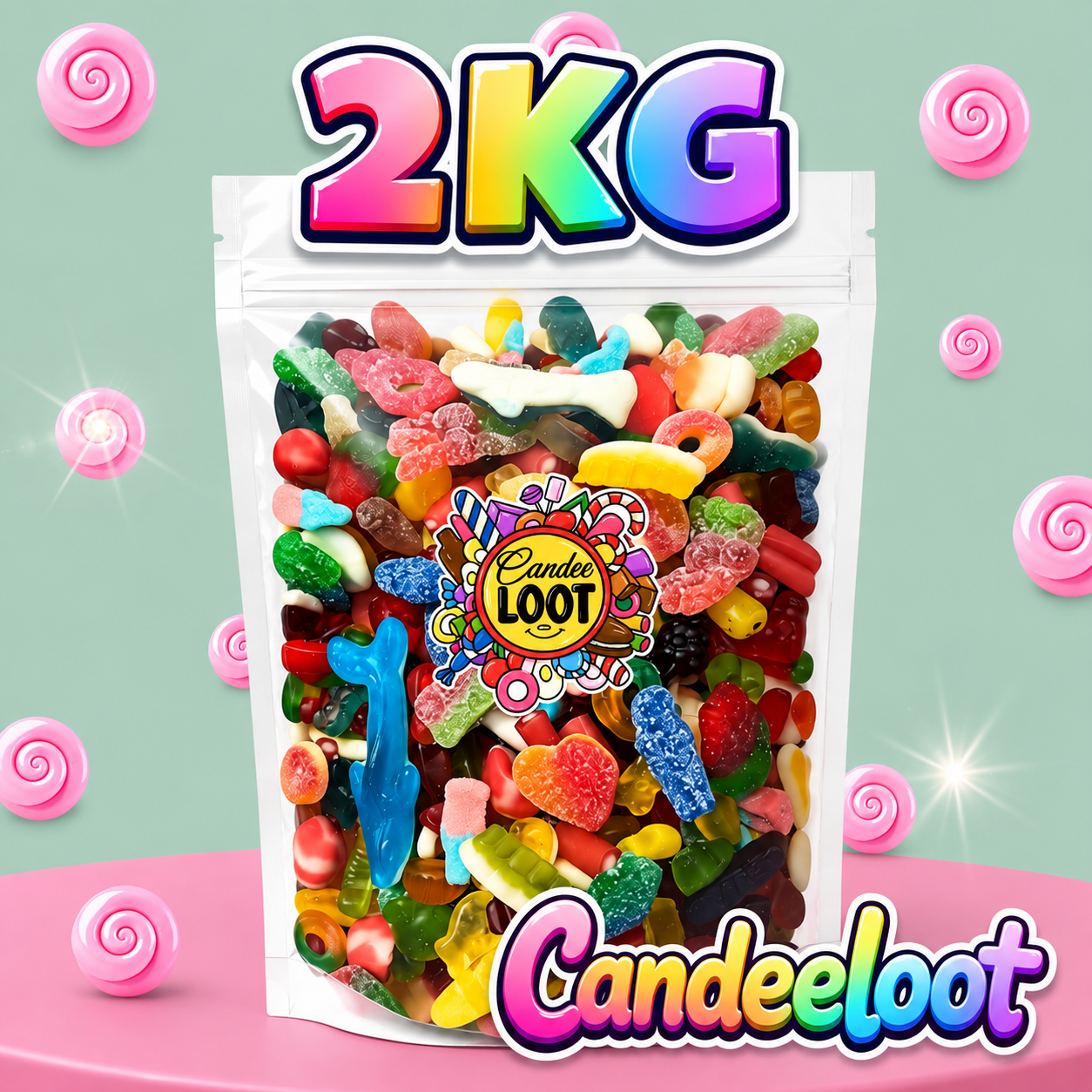 2KG pick & mix Sweets (NO CHOOSING)