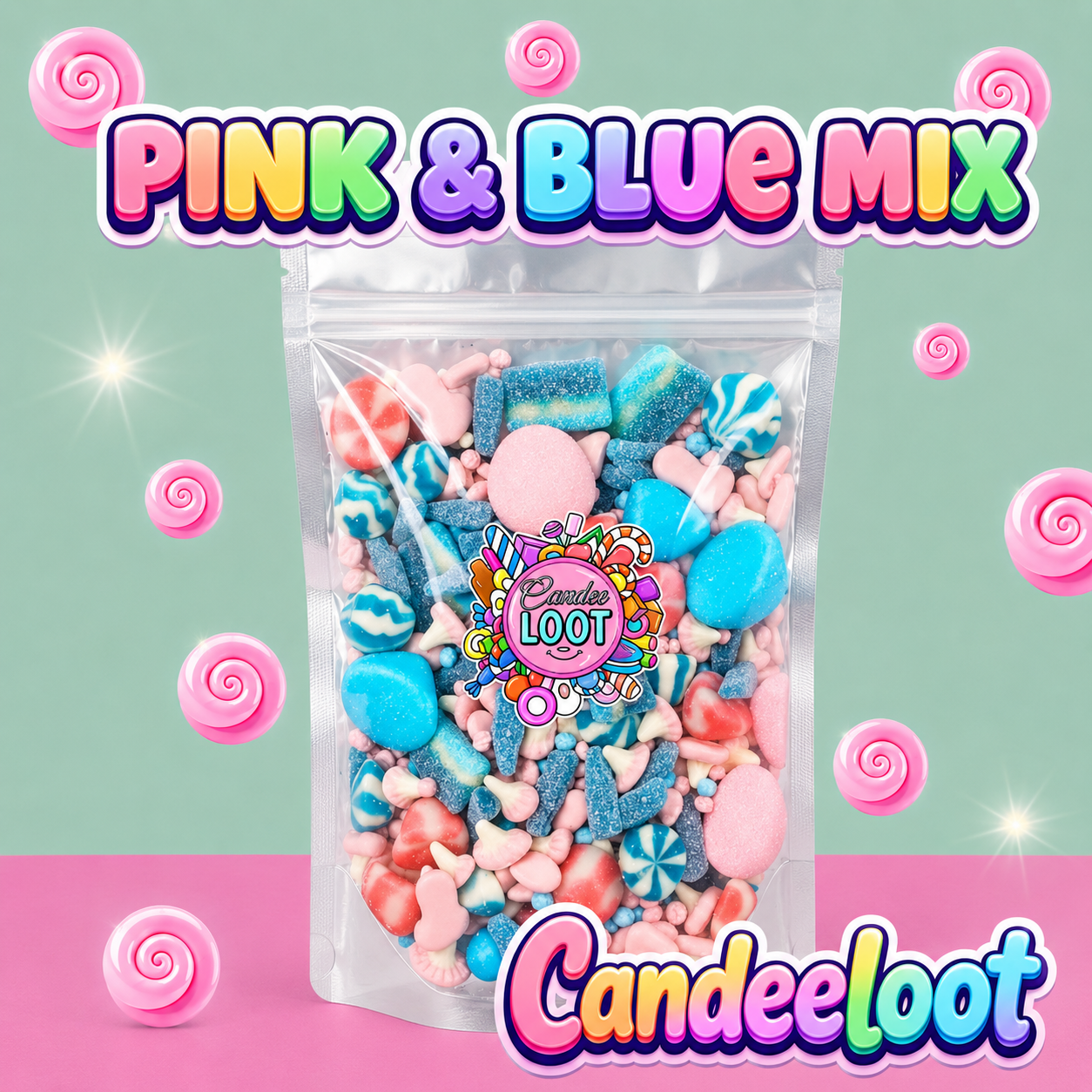 PINK & BLUE MIX