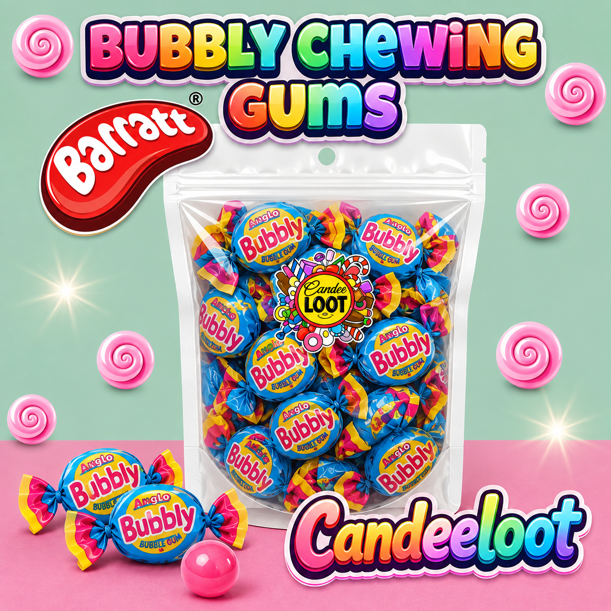 X20 HUBBA BUBBA BARRATT CHEWING GUMS