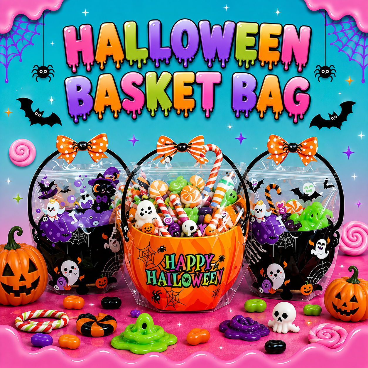 HALLOWEEN BASKET BAG (PICK & MIX)