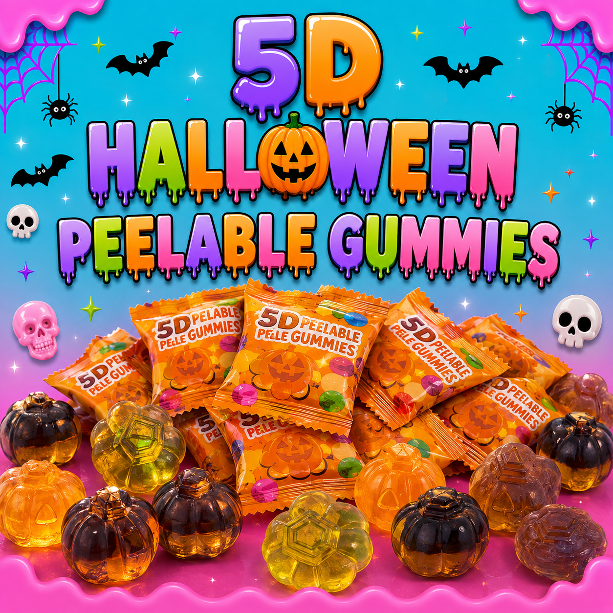 NEW 5D PEELABLE PUMPKINS