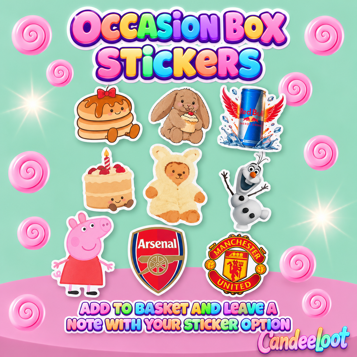 OCCASION BOX STICKER-(Free) add to basket
