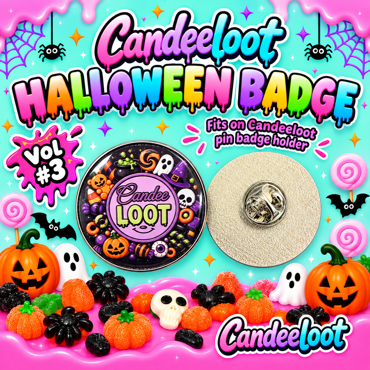 CANDEELOOT HALLOWEEN PIN BADGE VOL#3