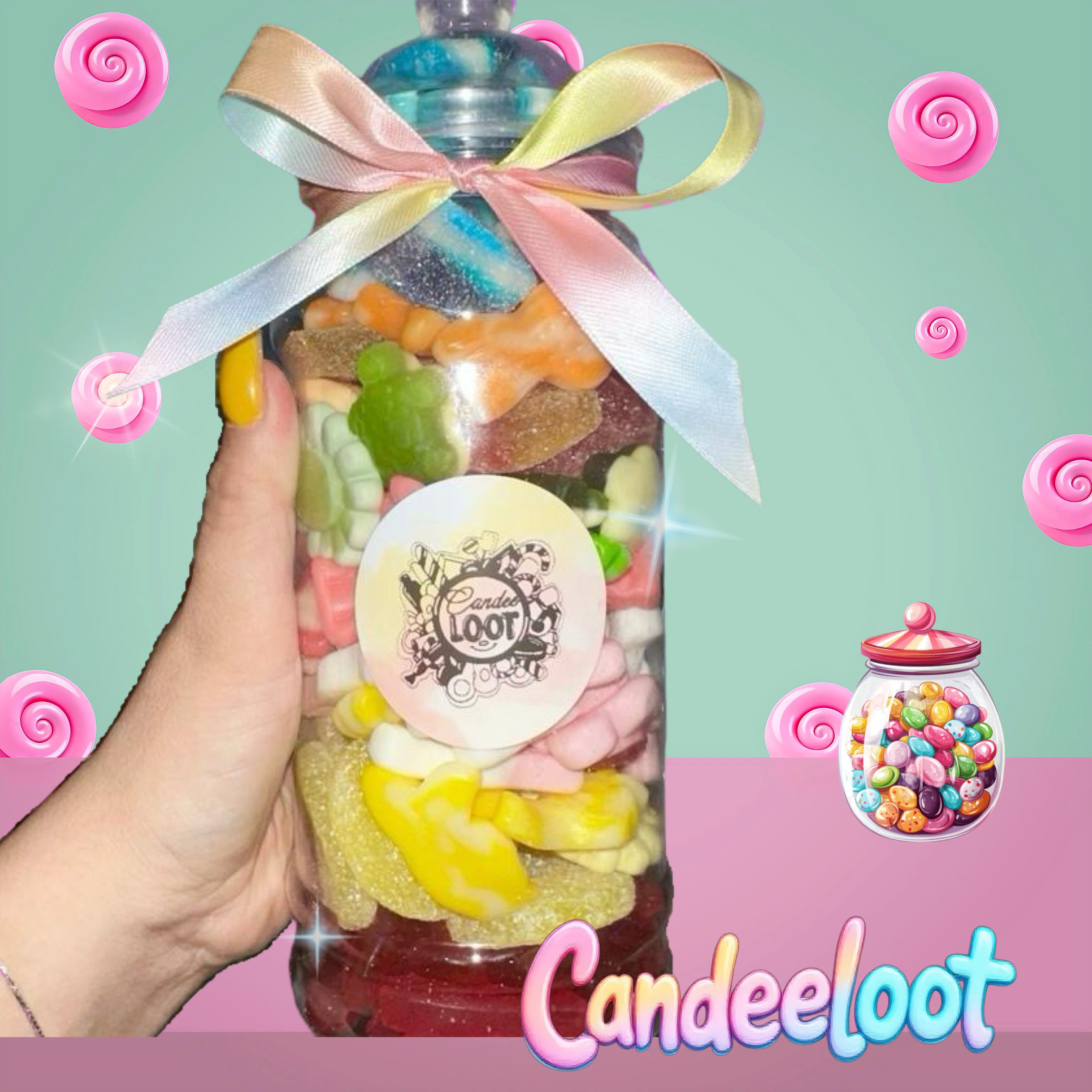 700g Victorian jar of sweets